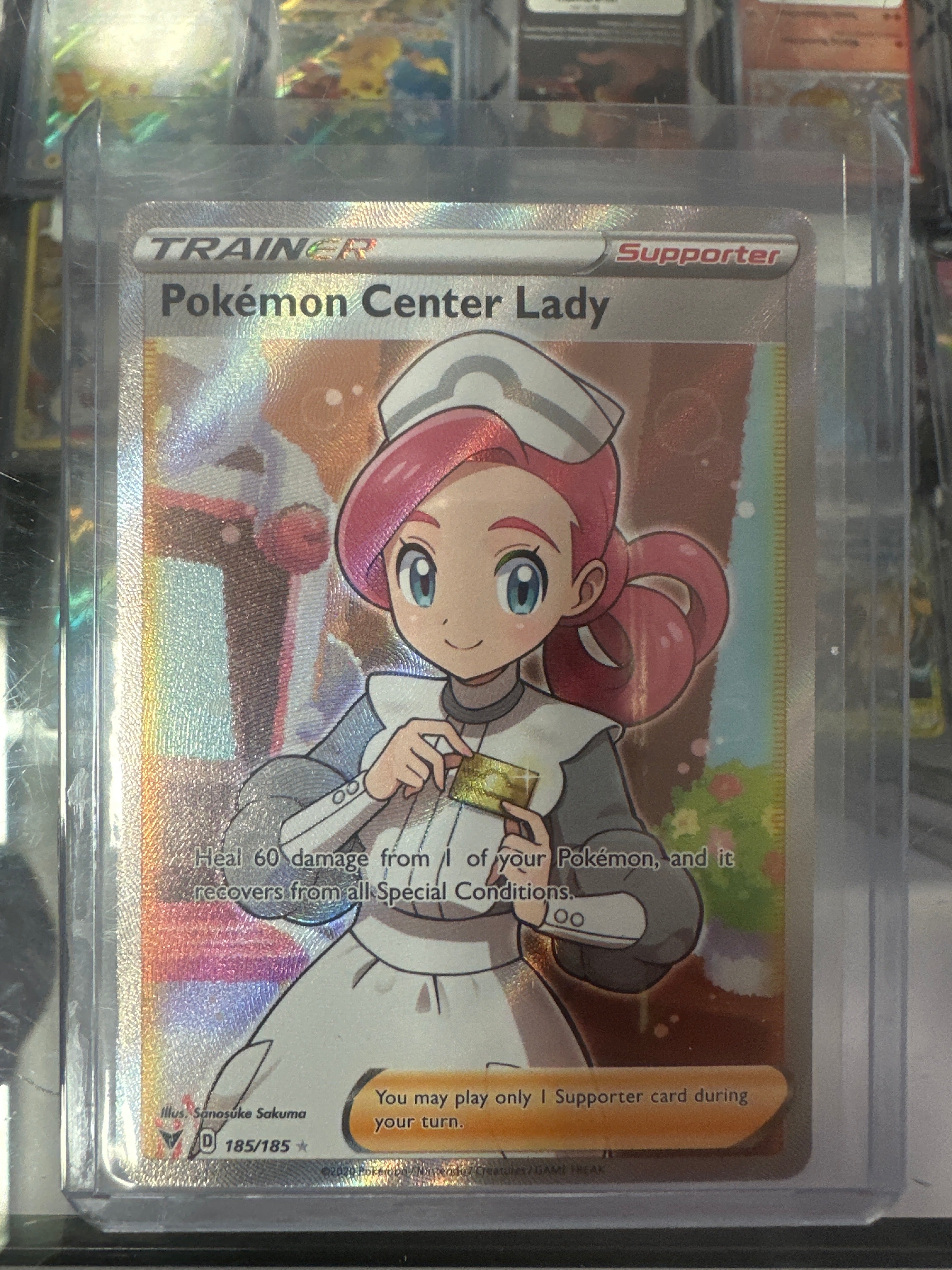 Pokémon | Pokémon Center Lady 185/185 • Vivid Voltage