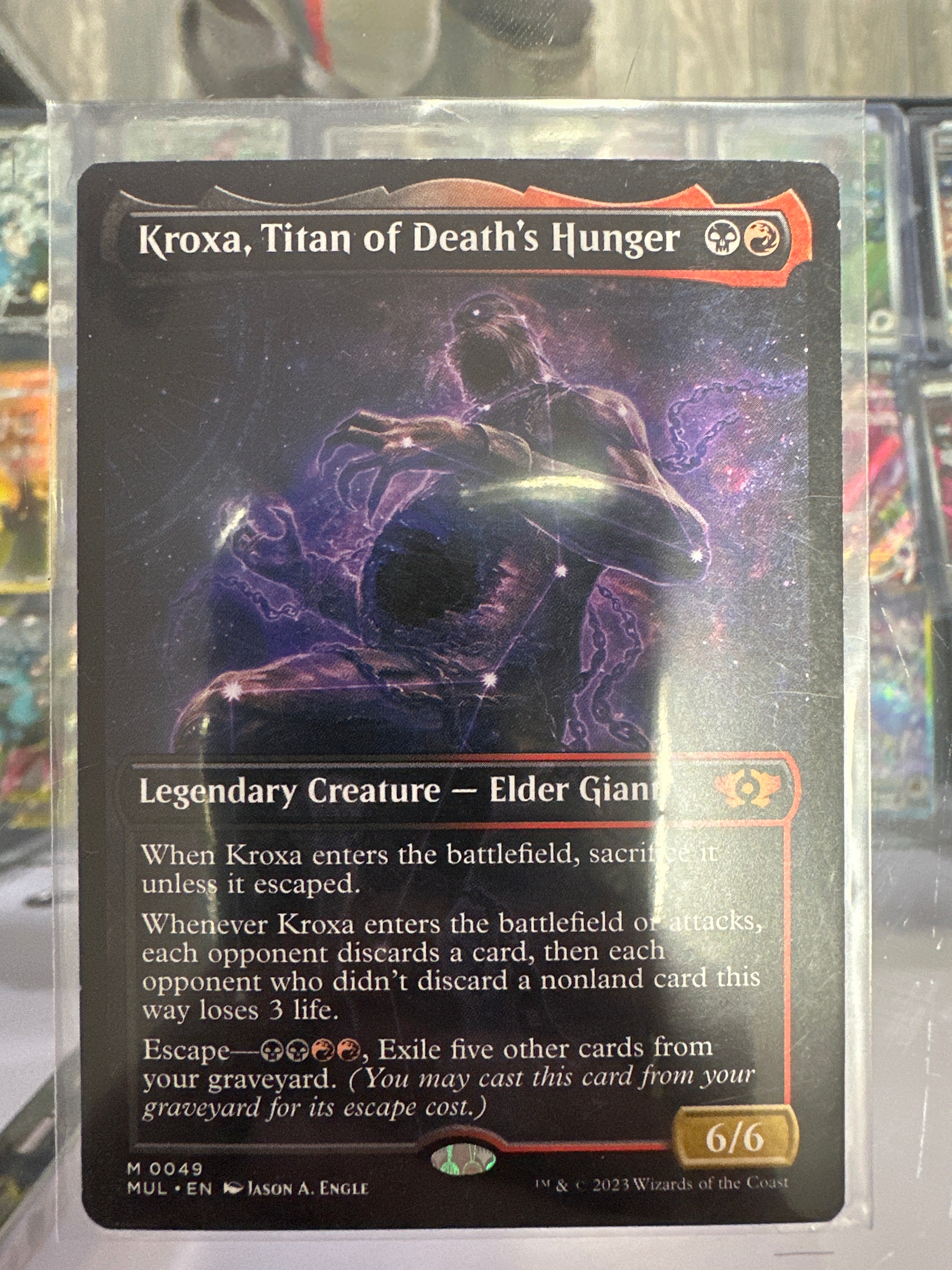 Magic The Gathering | Kroxa, Titan Of Deaths Hunger