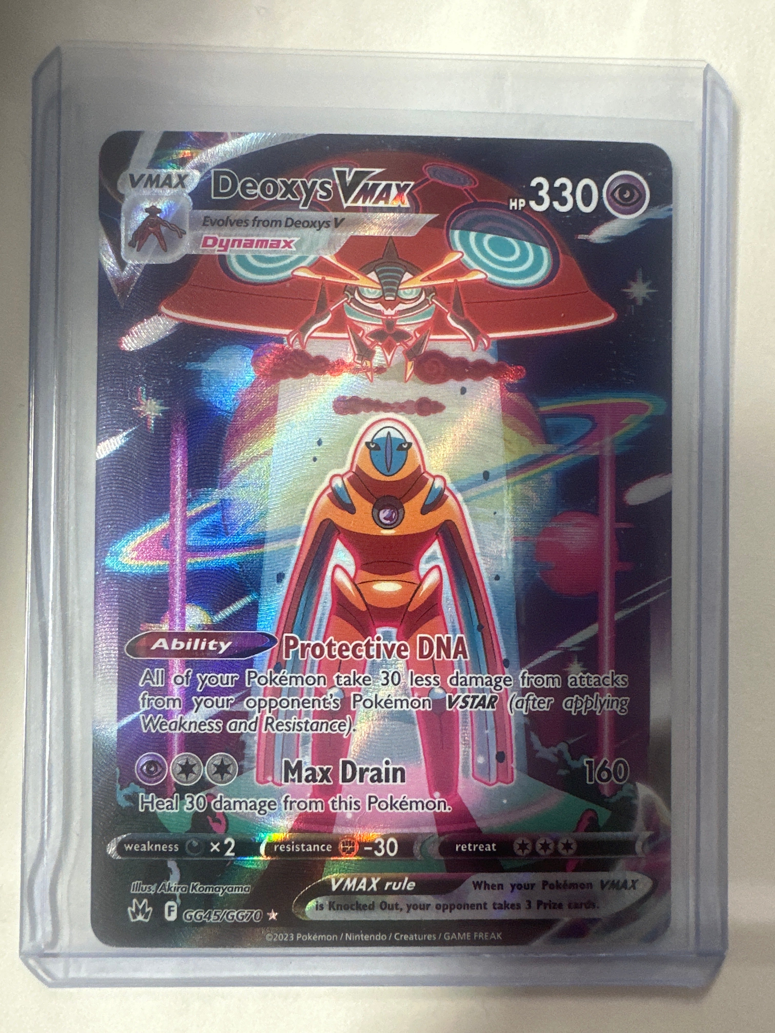 Pokémon | Deoxys Vmax GG45/GG70 • Crown Zenith