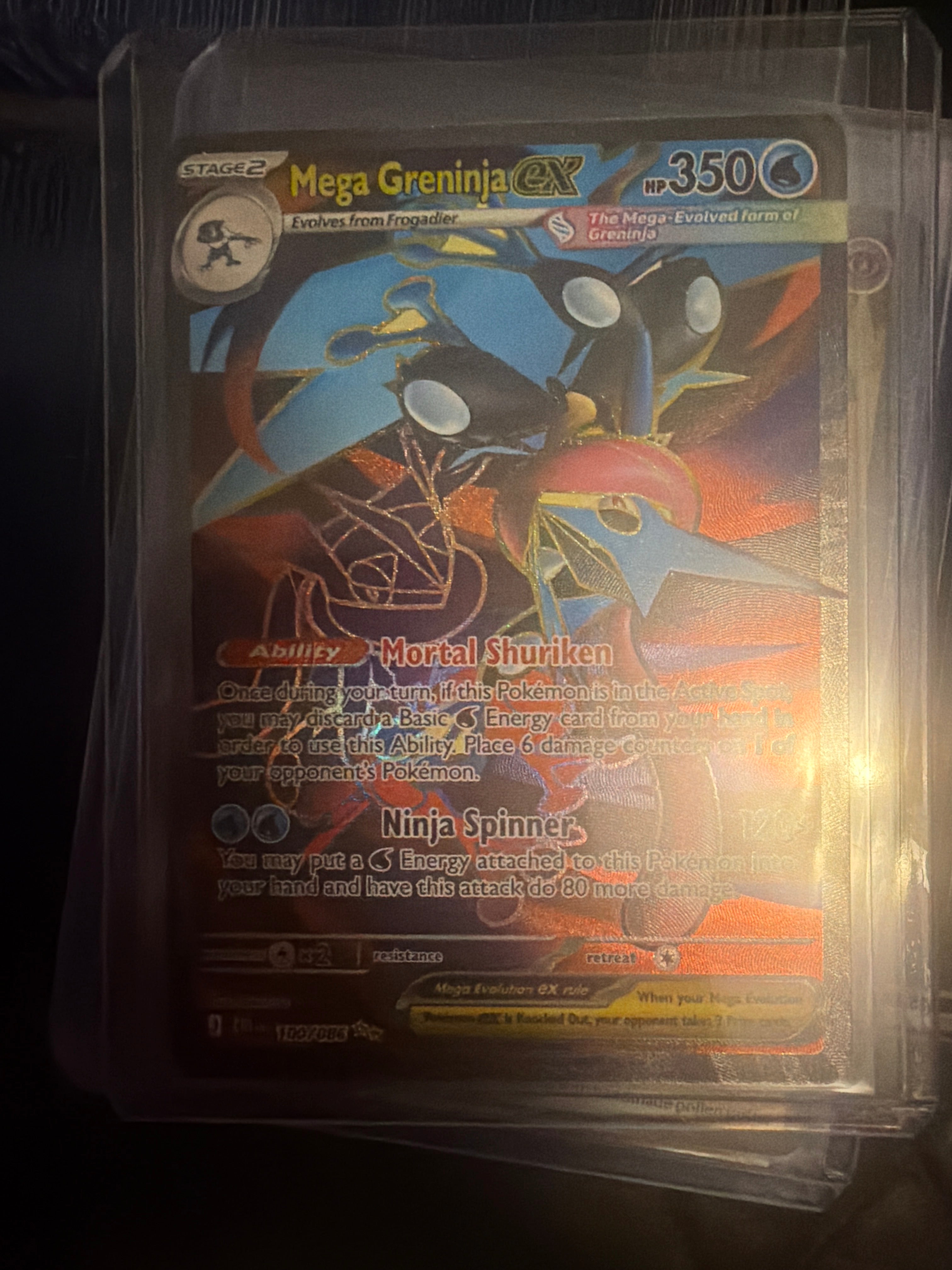 Pokemon | Mega Greninja ex 100/086 Chaos Rising