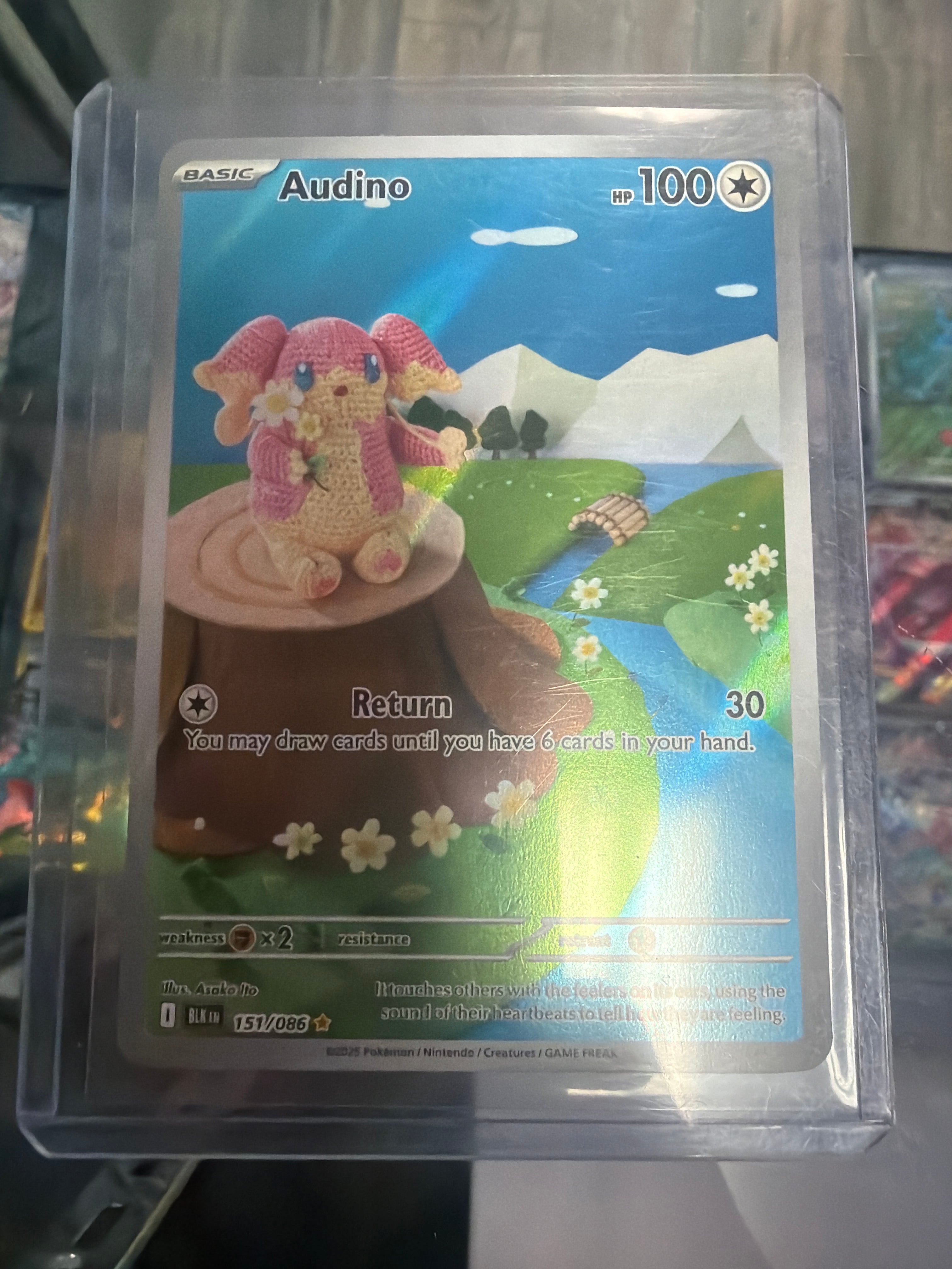 Pokemon | Audino - 151/086 - SV: Black Bolt (BLK)
