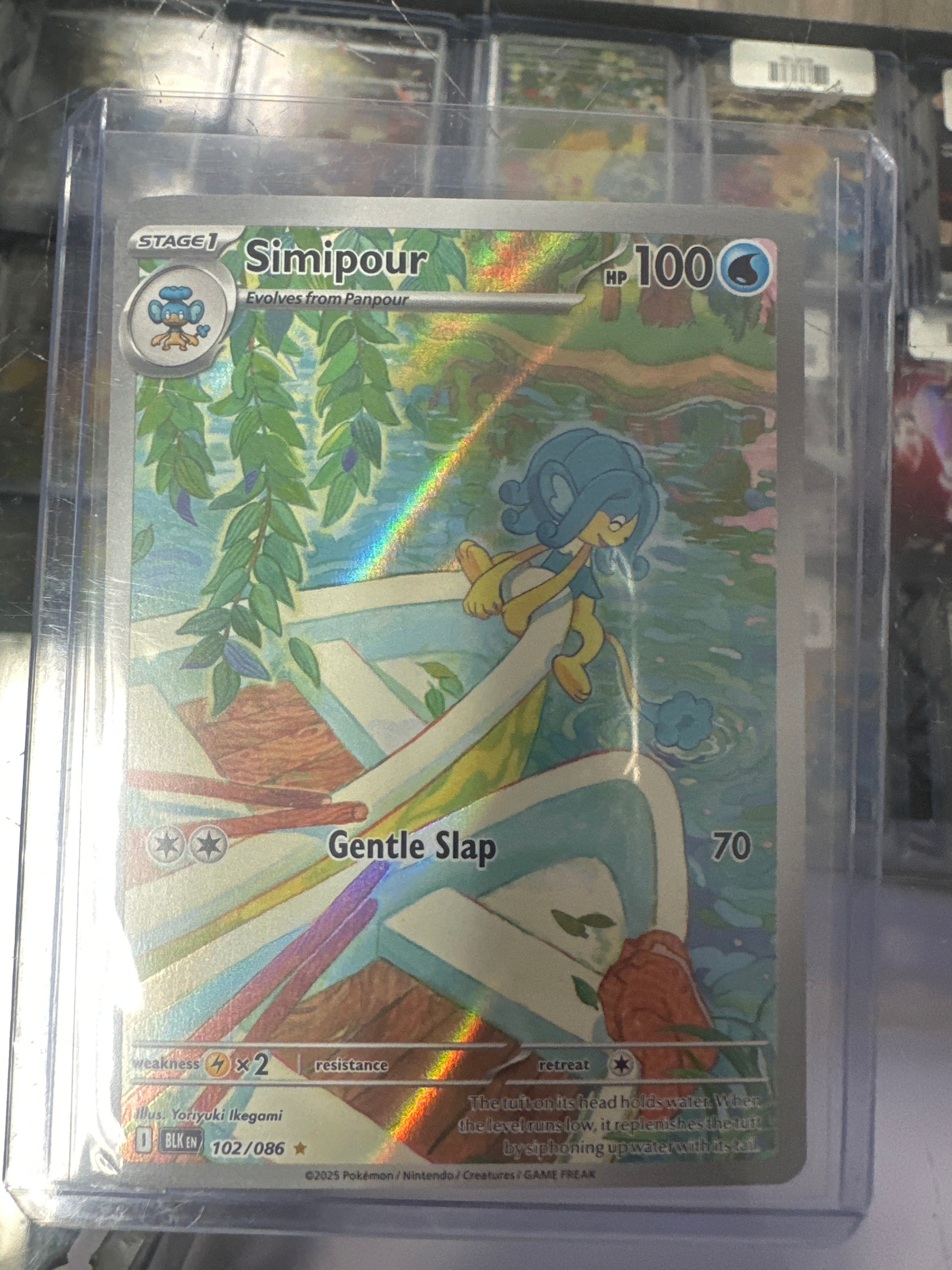 Pokémon | Simipour 102/086 • Black Bolt
