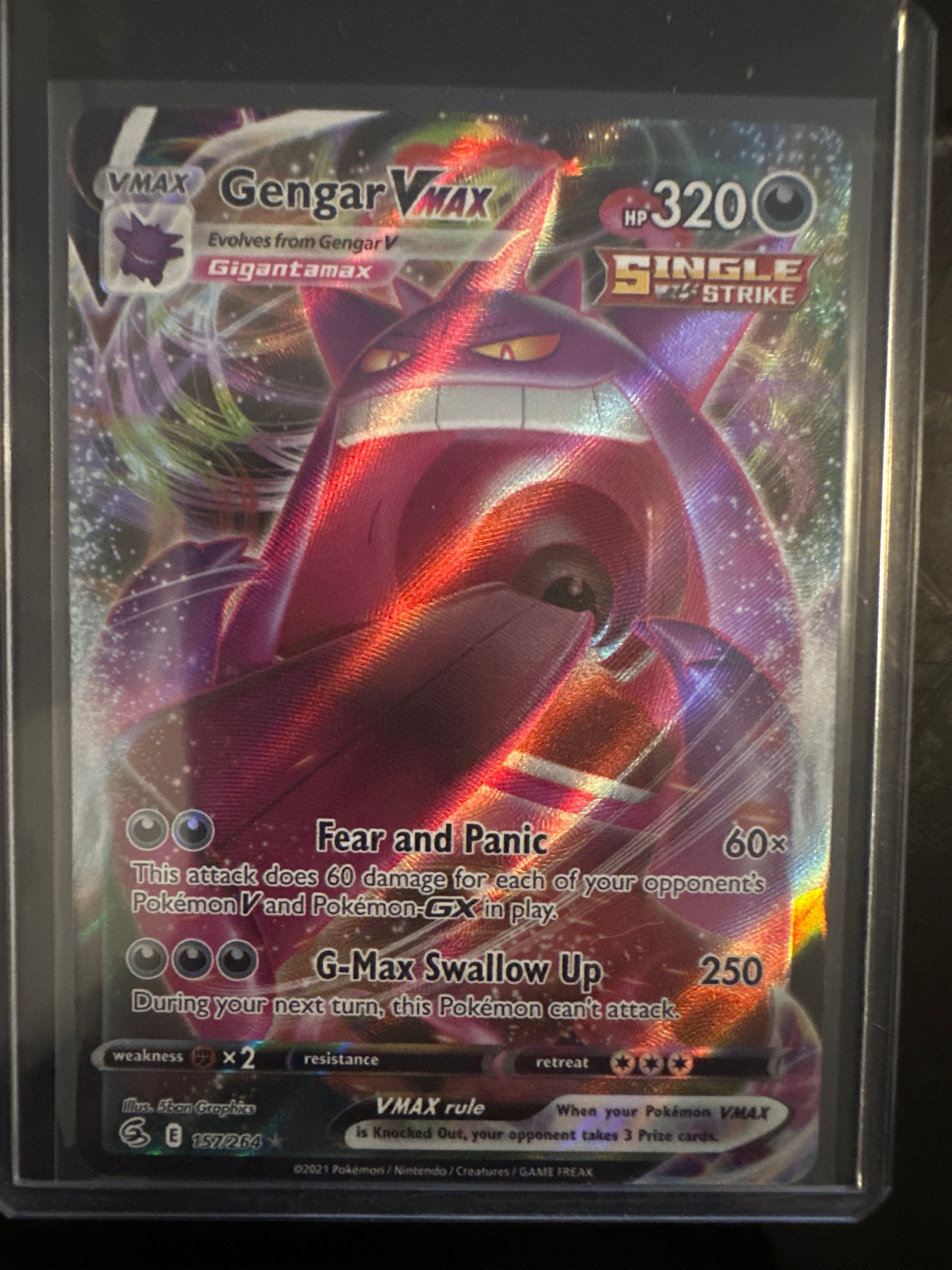 Pokémon | Gengar Vmax 157/264 • Fusion Strike
