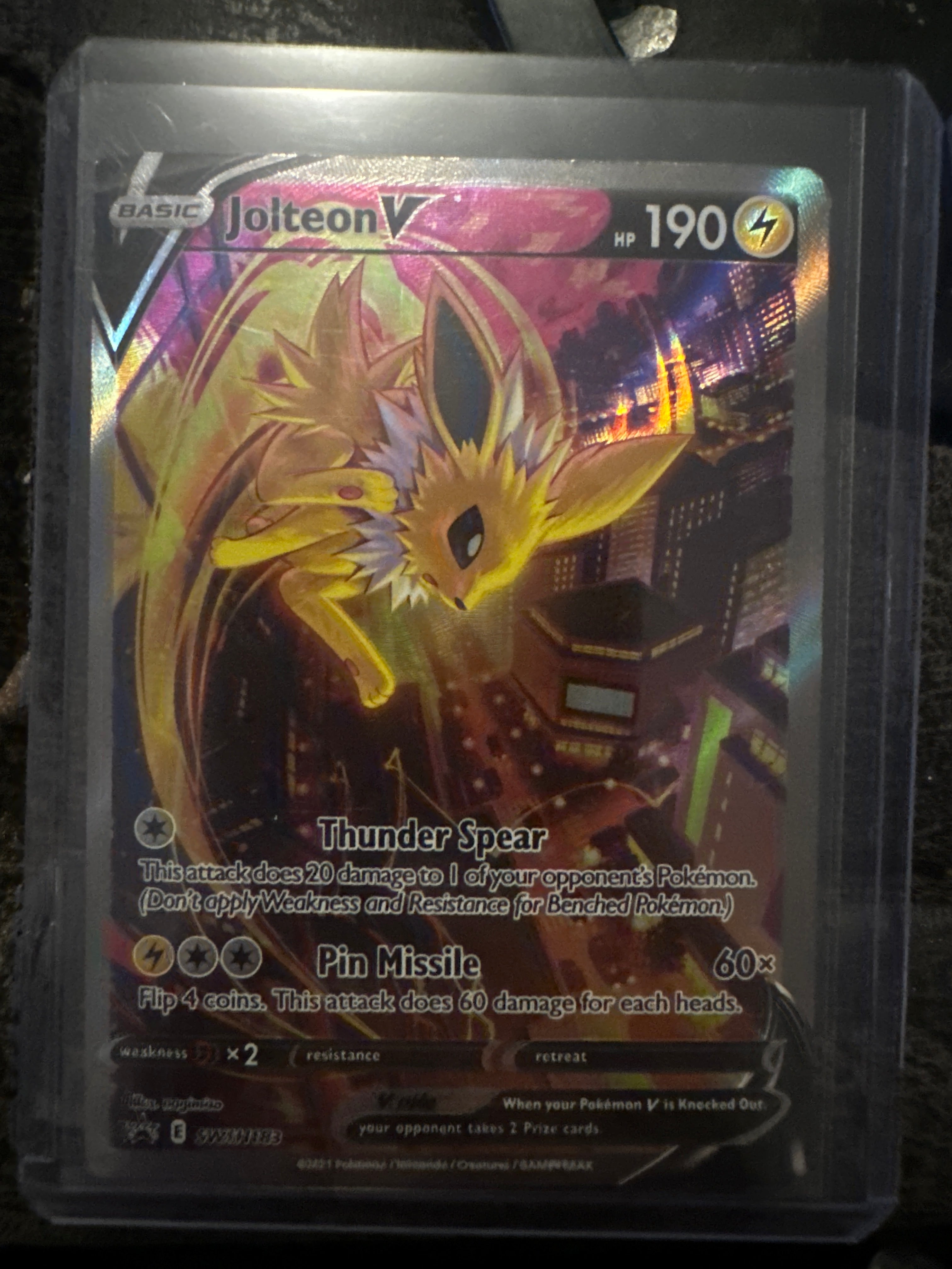 Pokémon | Jolteon V SWSH183 Promo • Sword & Shield
