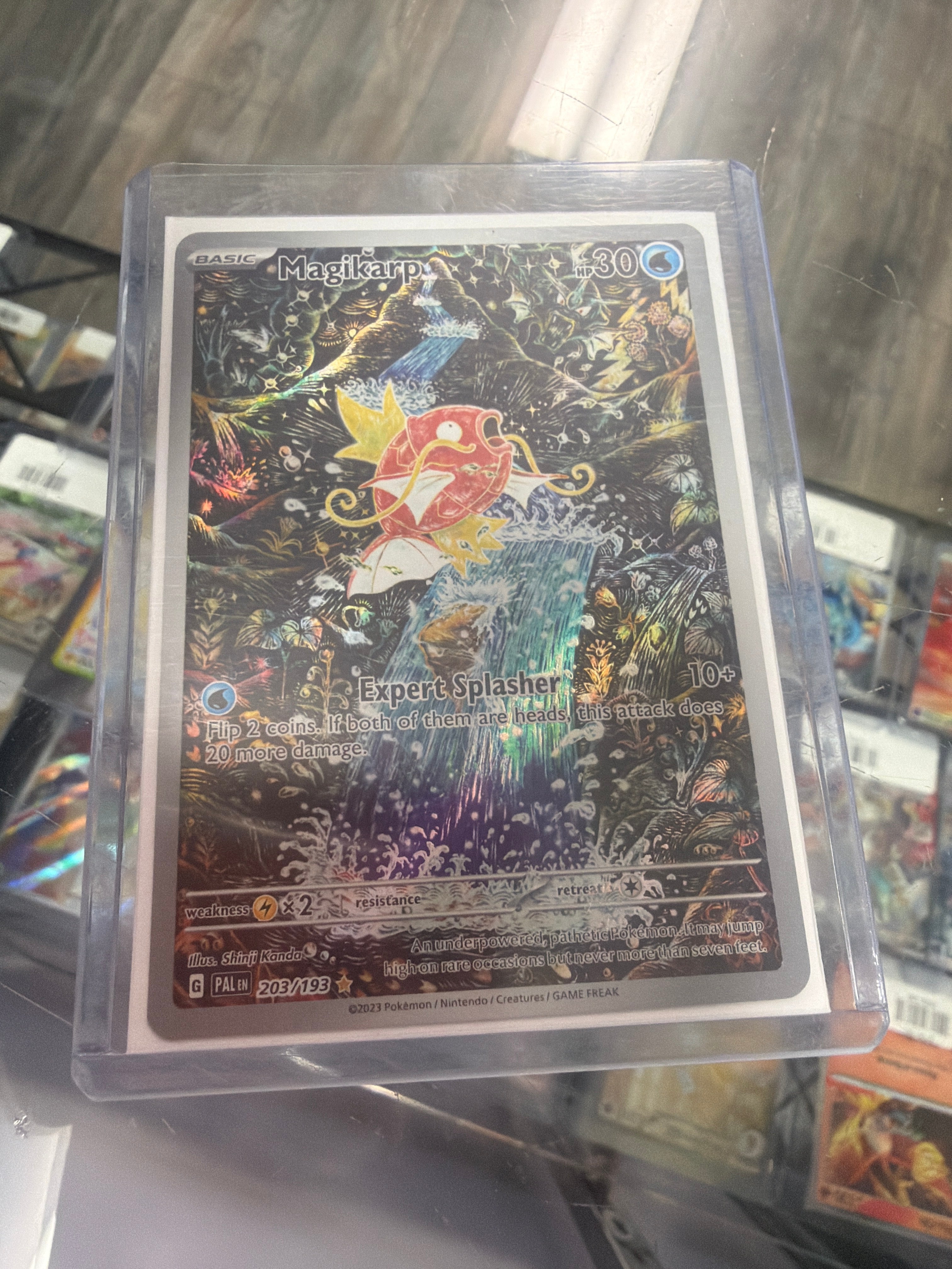 Pokemon Scarlet & Violet Paldea Evolved Holo Magikarp #203/193
