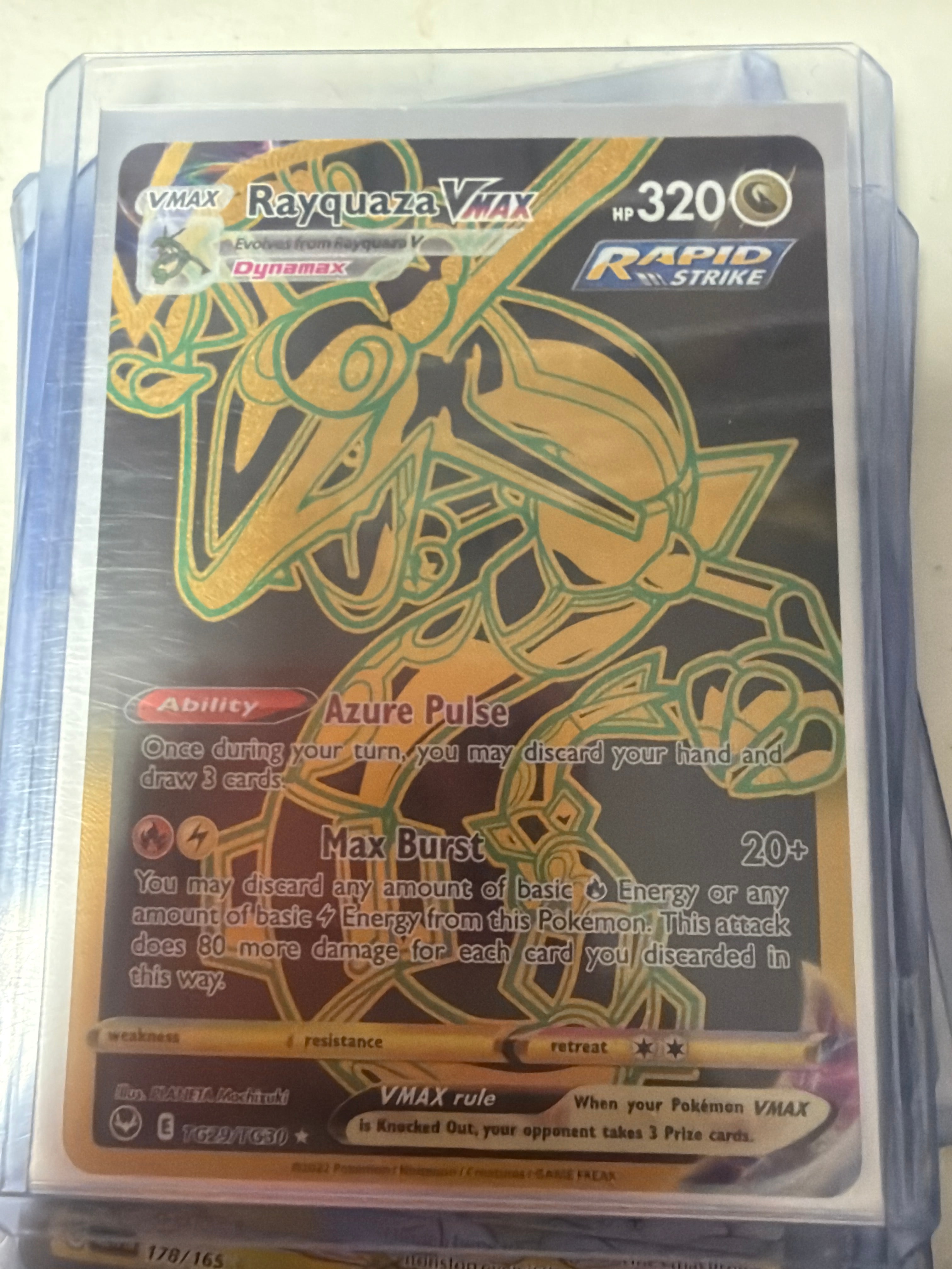 Pokemon | Rayquaza VMAX (Secret) TG29/TG30 Pokemon TCG: Silver Tempest Trainer Gallery NM