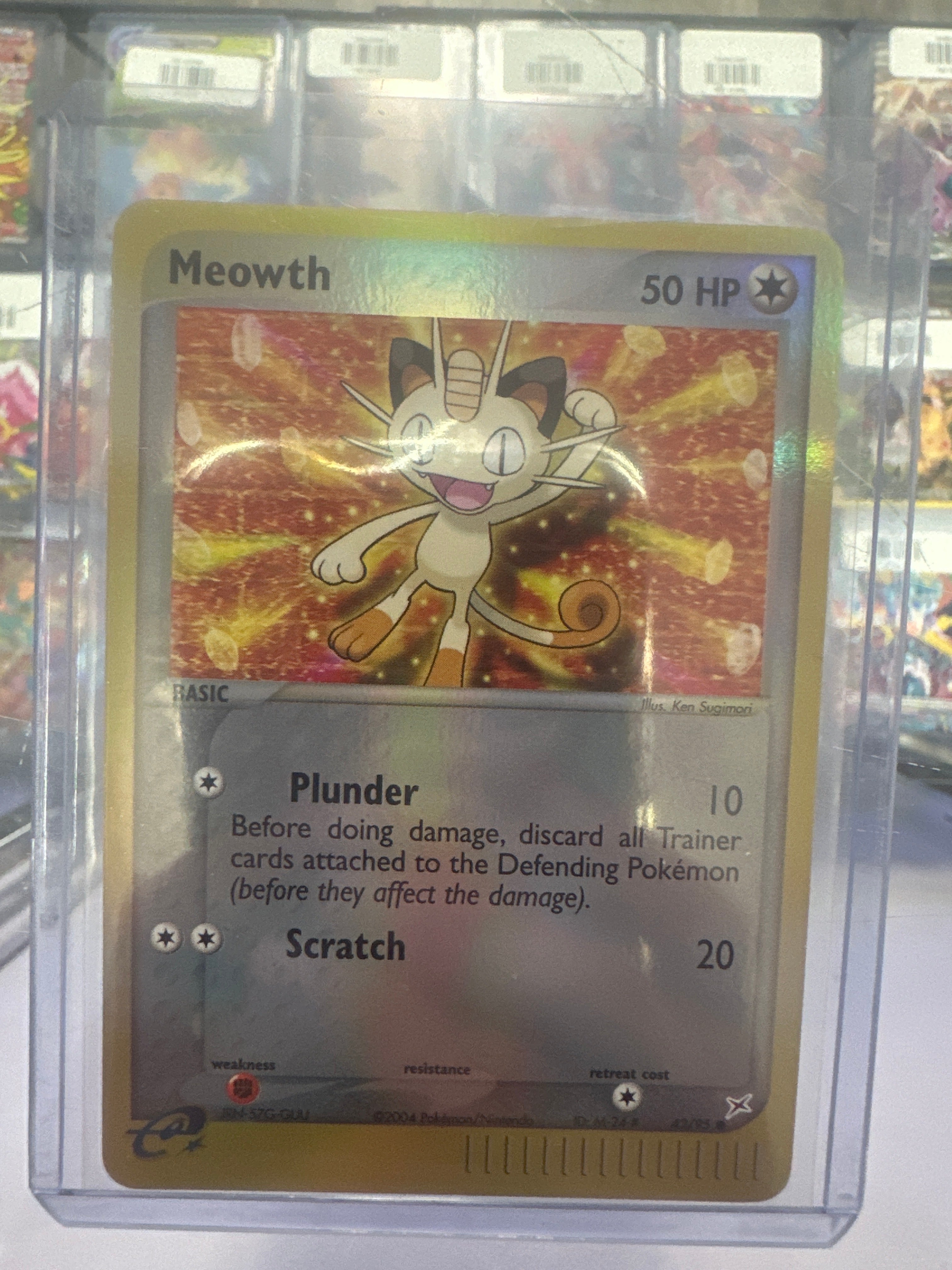 Pokémon | Meowth 42/95 • EX Team Magma vs Team Aqua