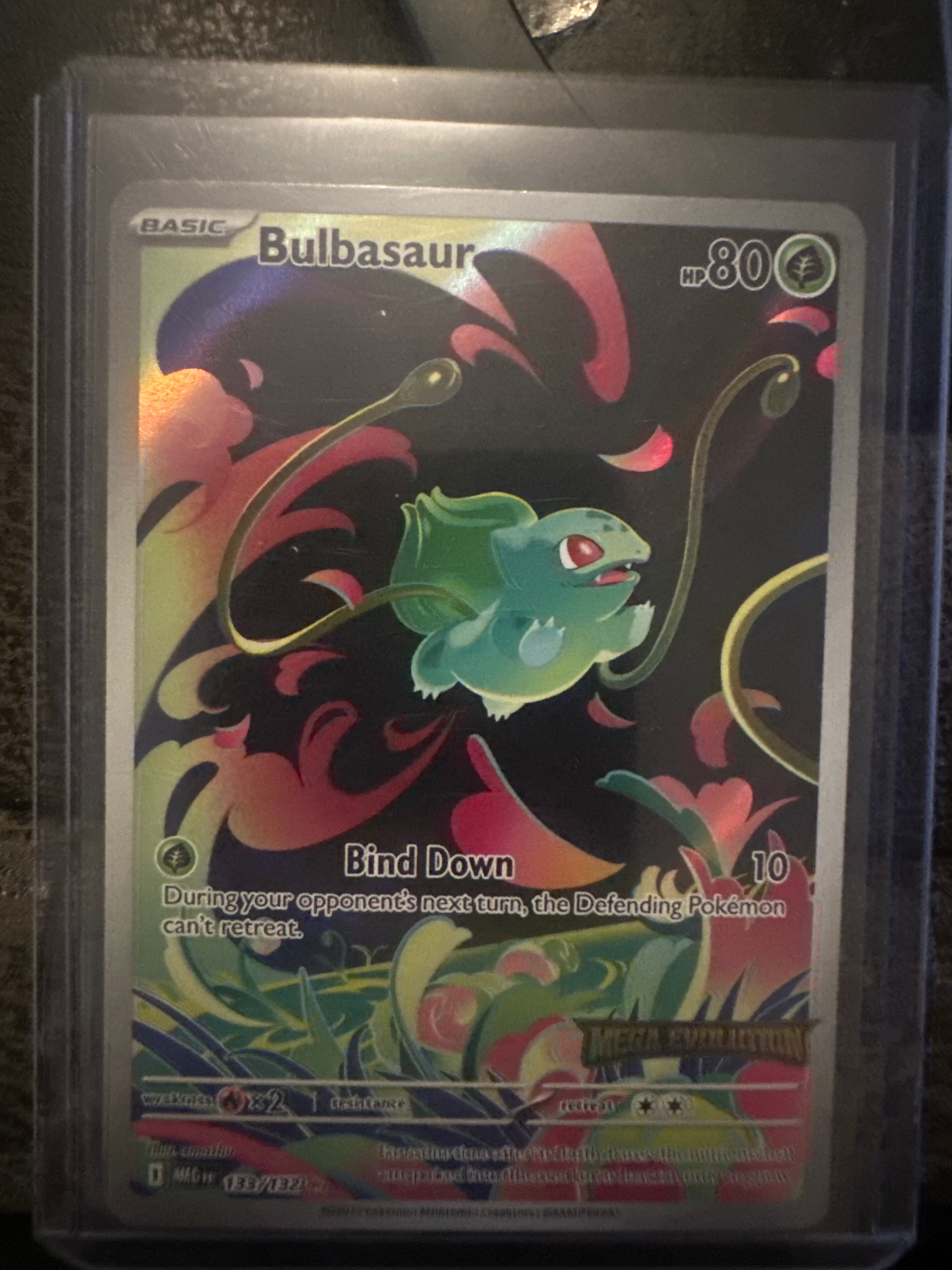 Pokémon | Bulbasaur 133/132 Stamped • Mega Evolution