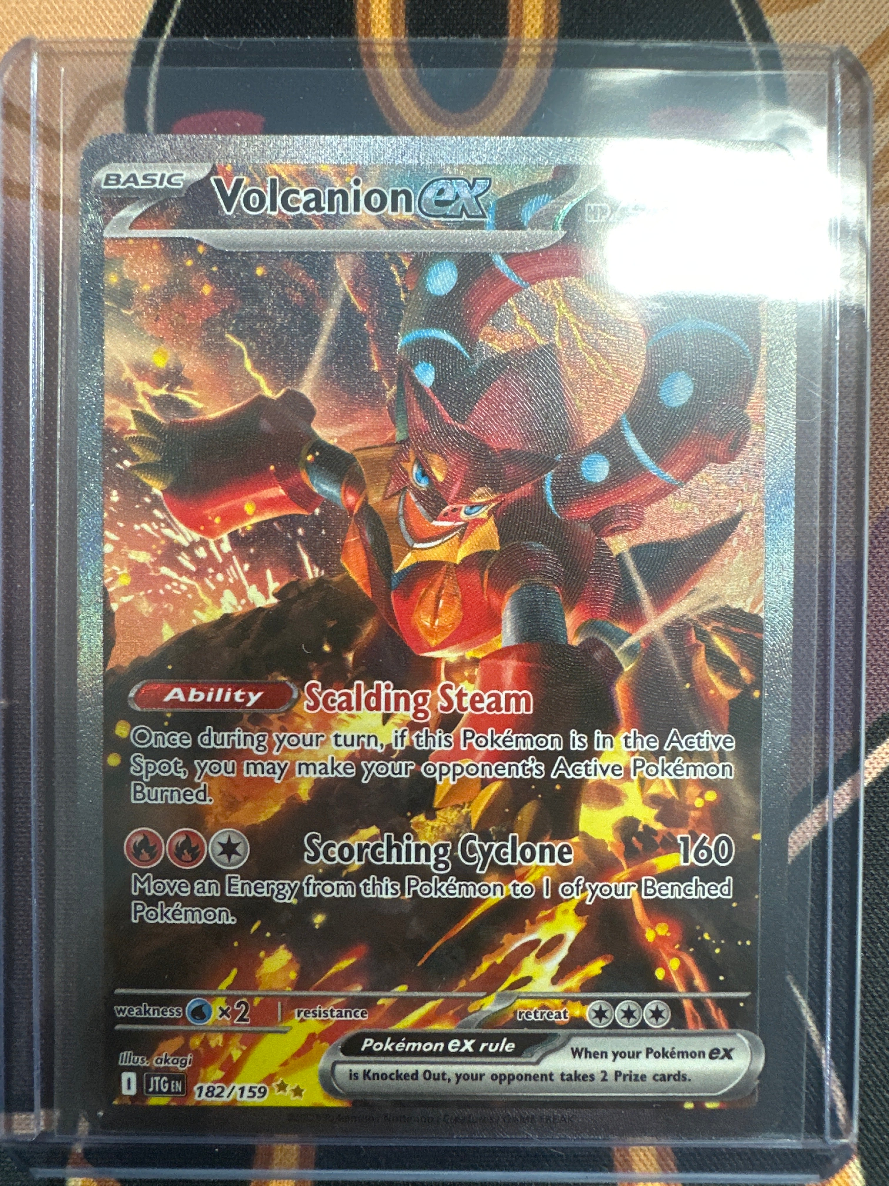 Pokémon | Volcanion EX 182/159 • Journey Together