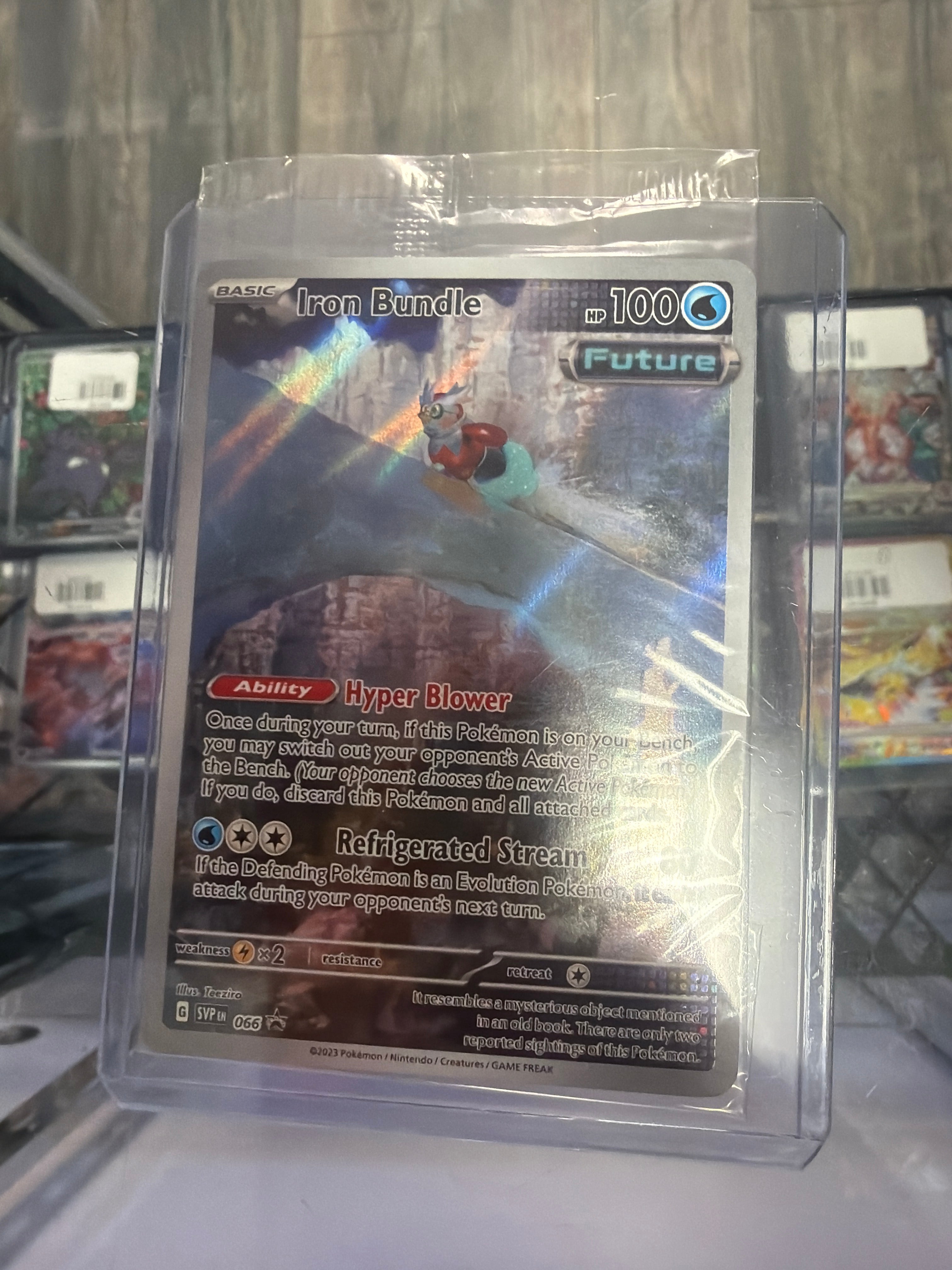 Pokemon | Iron Bundle SEALED SVP 066 Pokemon Scarlet and Violet Promo NM