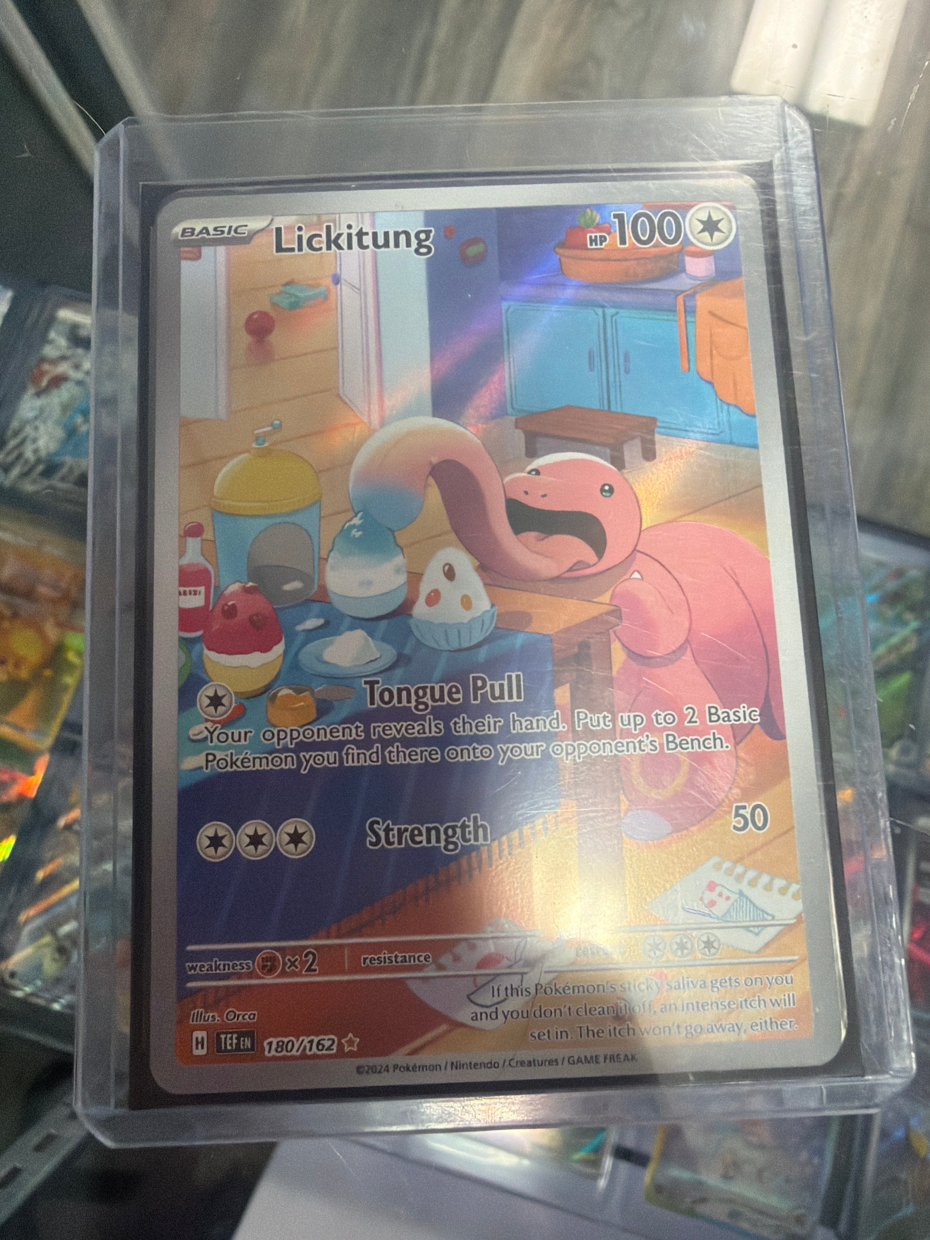 Pokemon | Lickitung - 180/162 - SV05: Temporal Forces (TEF)