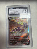 CGC 10 | Pokemon Silver Tempest Alt Art Skuntank V #181