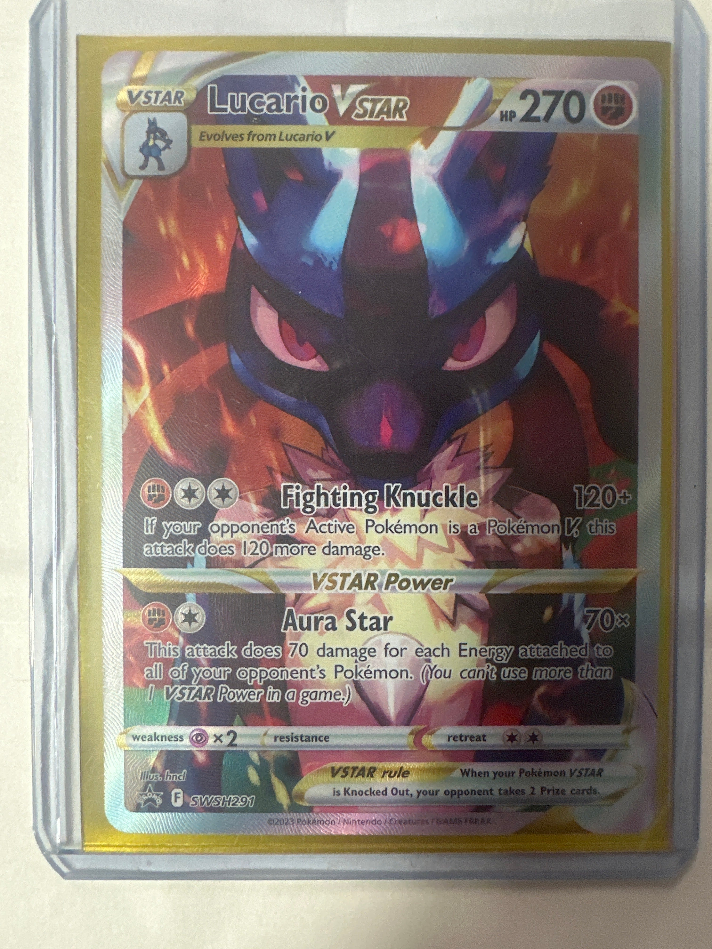 Pokémon | Lucario V Star Promo SWSH291 • Sword & Shield