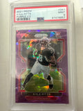 PSA 9 2021 Panini Prizm Kyle Pitts Purple Ice