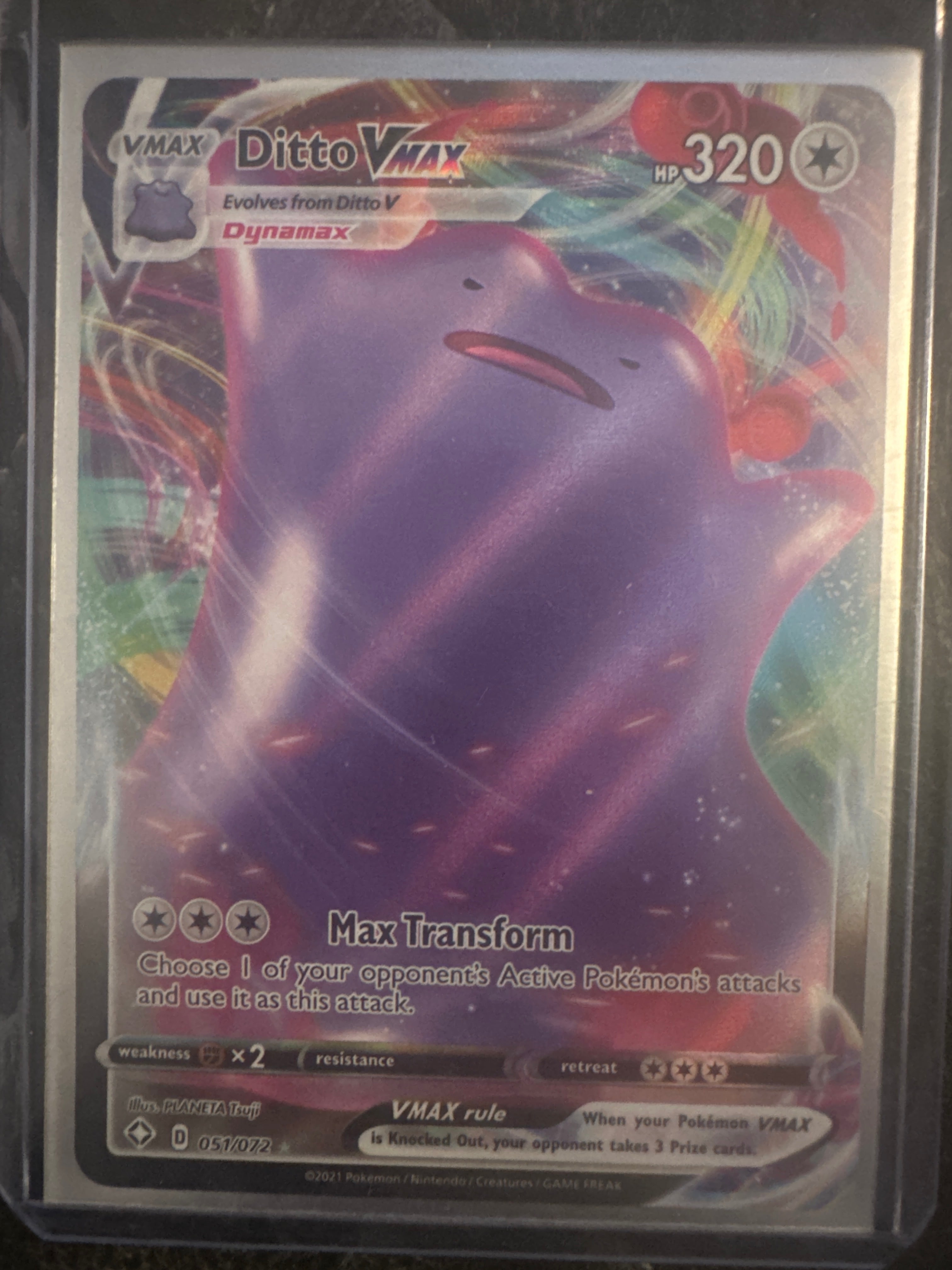 Pokémon | Ditto Vmax 051/072 • Shining Fates