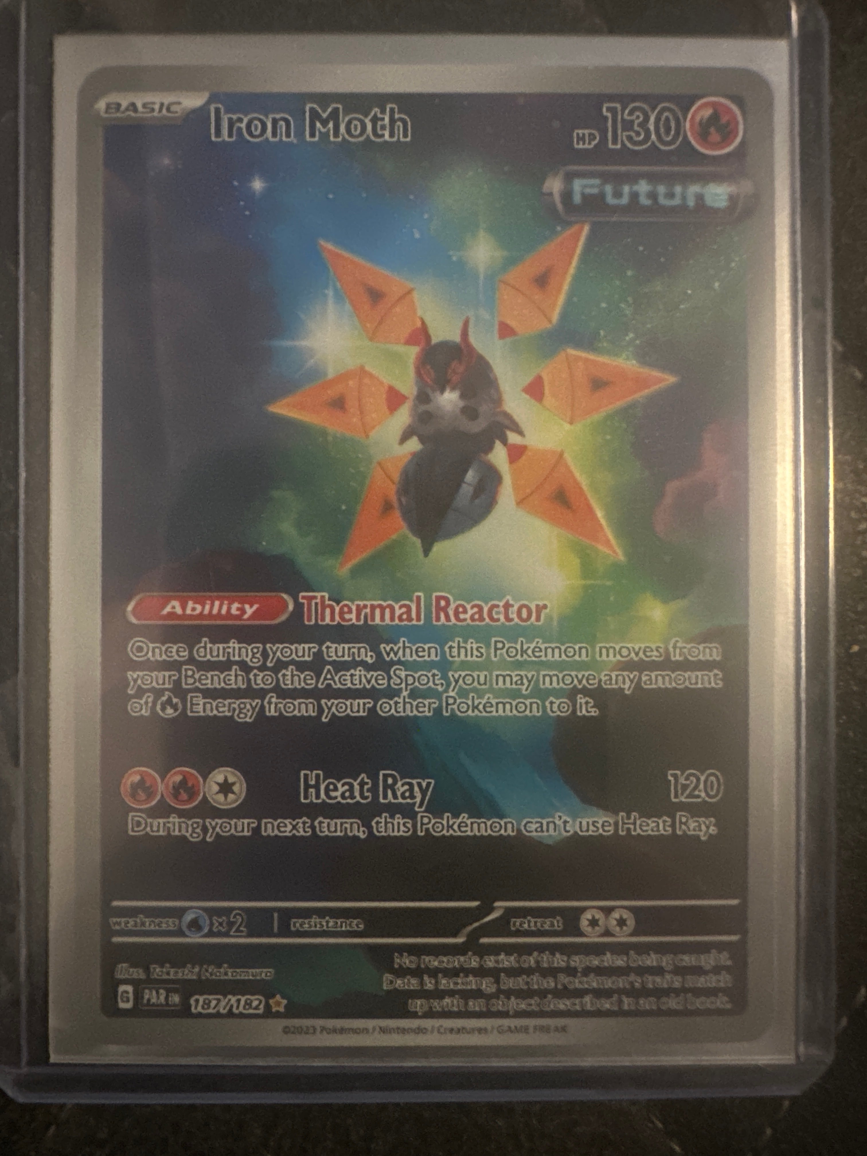 Pokémon | Iron Moth 187/182 • Paradox Rift