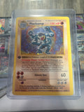 Machamp Base Set Shadowless 1st Edition 008/102 Deck Exclusives Holo Pokemon