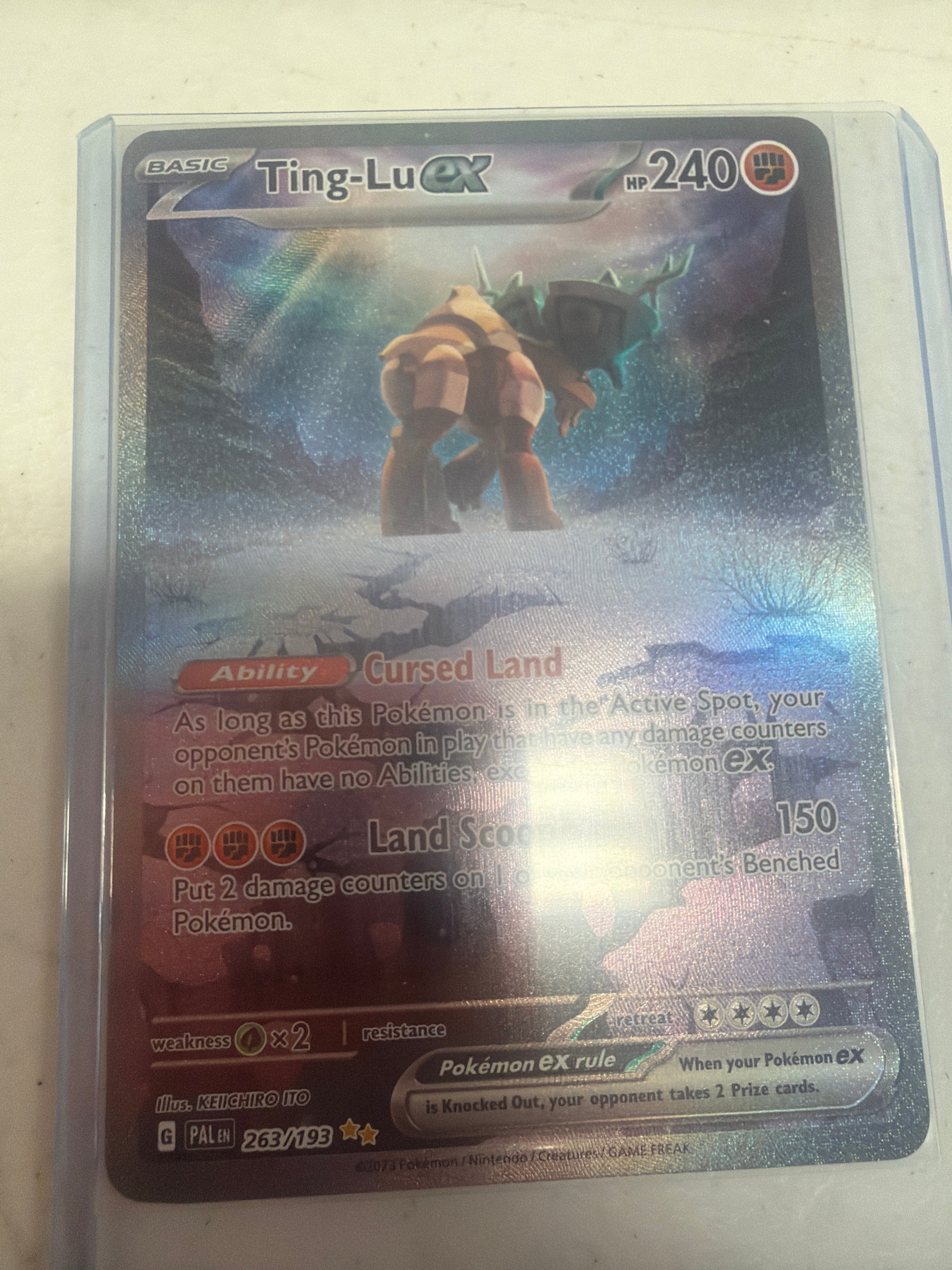 Ting-Lu ex - 263/193 - SV02: Paldea Evolved (PAL