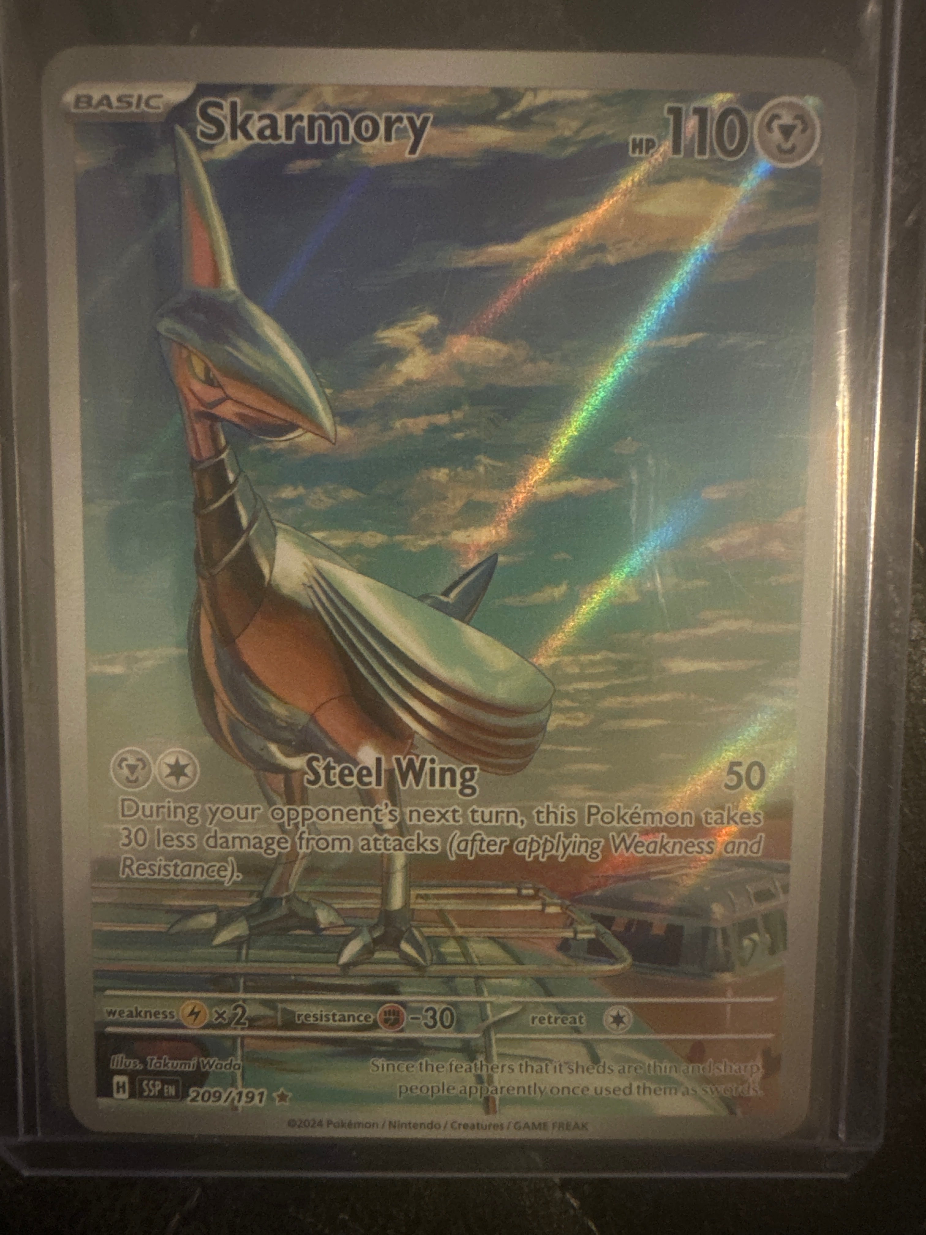 Pokémon | Skarmory 209/191 • Surging Sparks