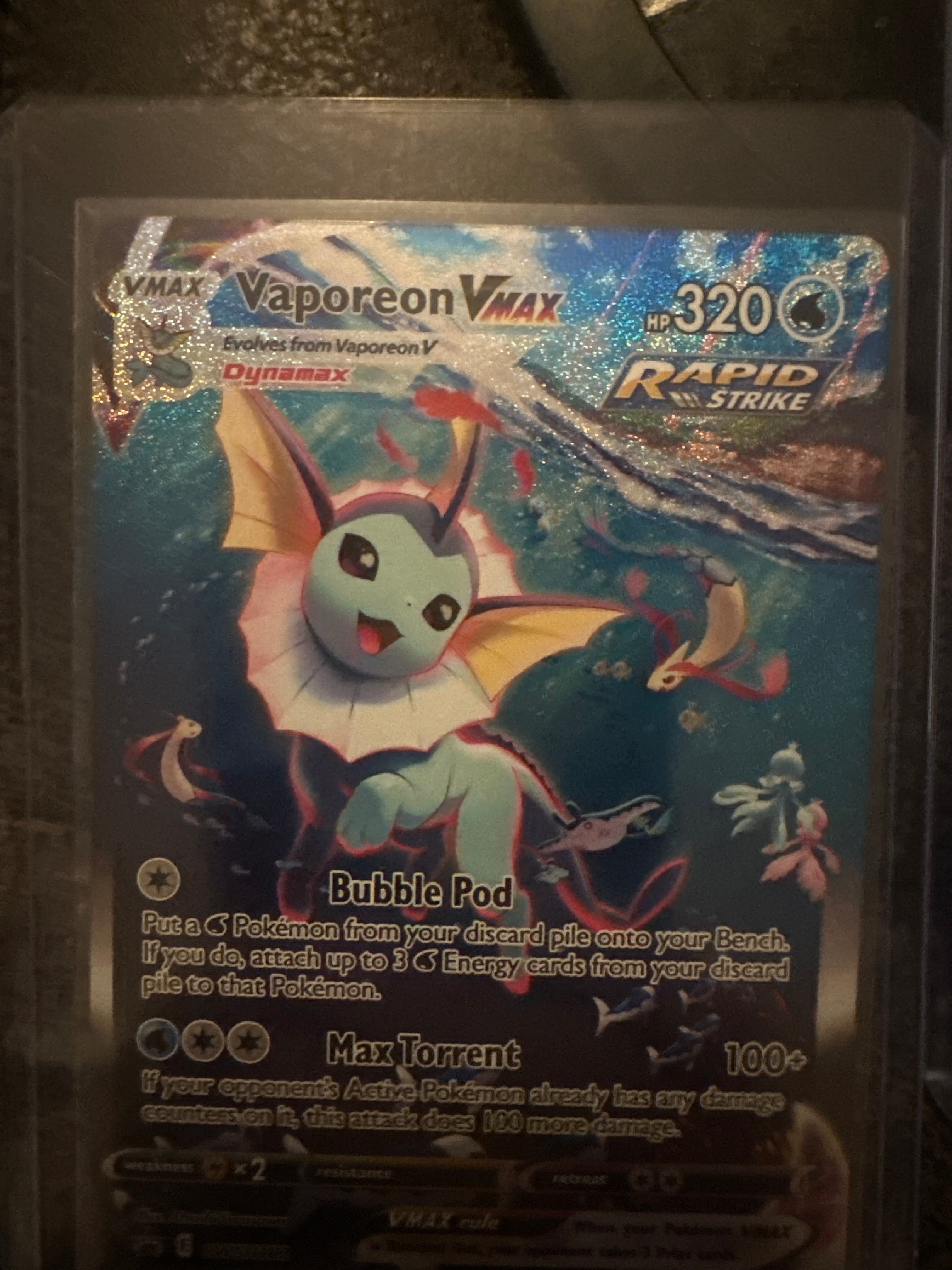Pokémon | Vaporeon Vmax SWSH182 Promo • Sword & Shield