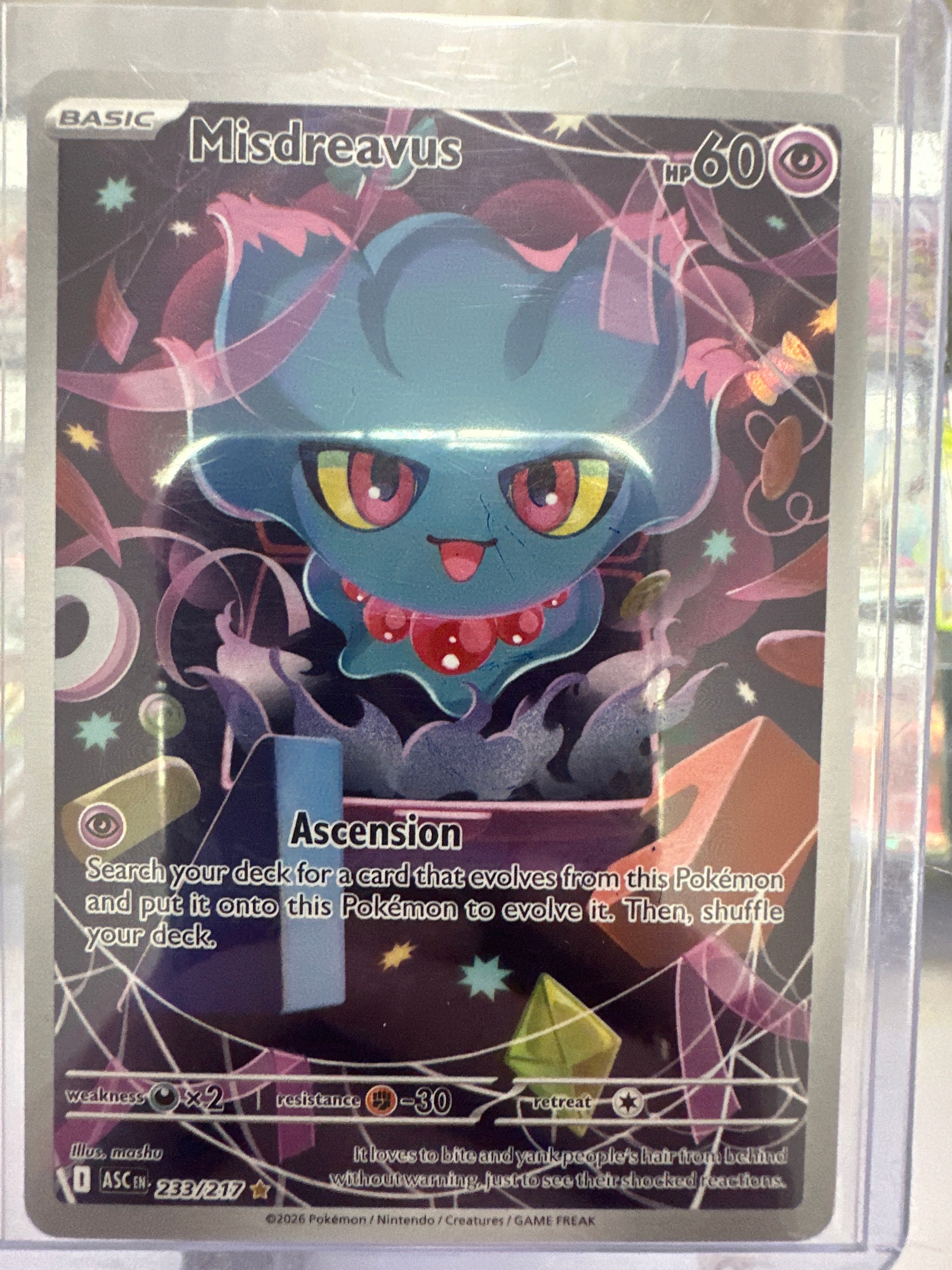 Pokémon | Misdreavus 233/217 • Ascended Heroes