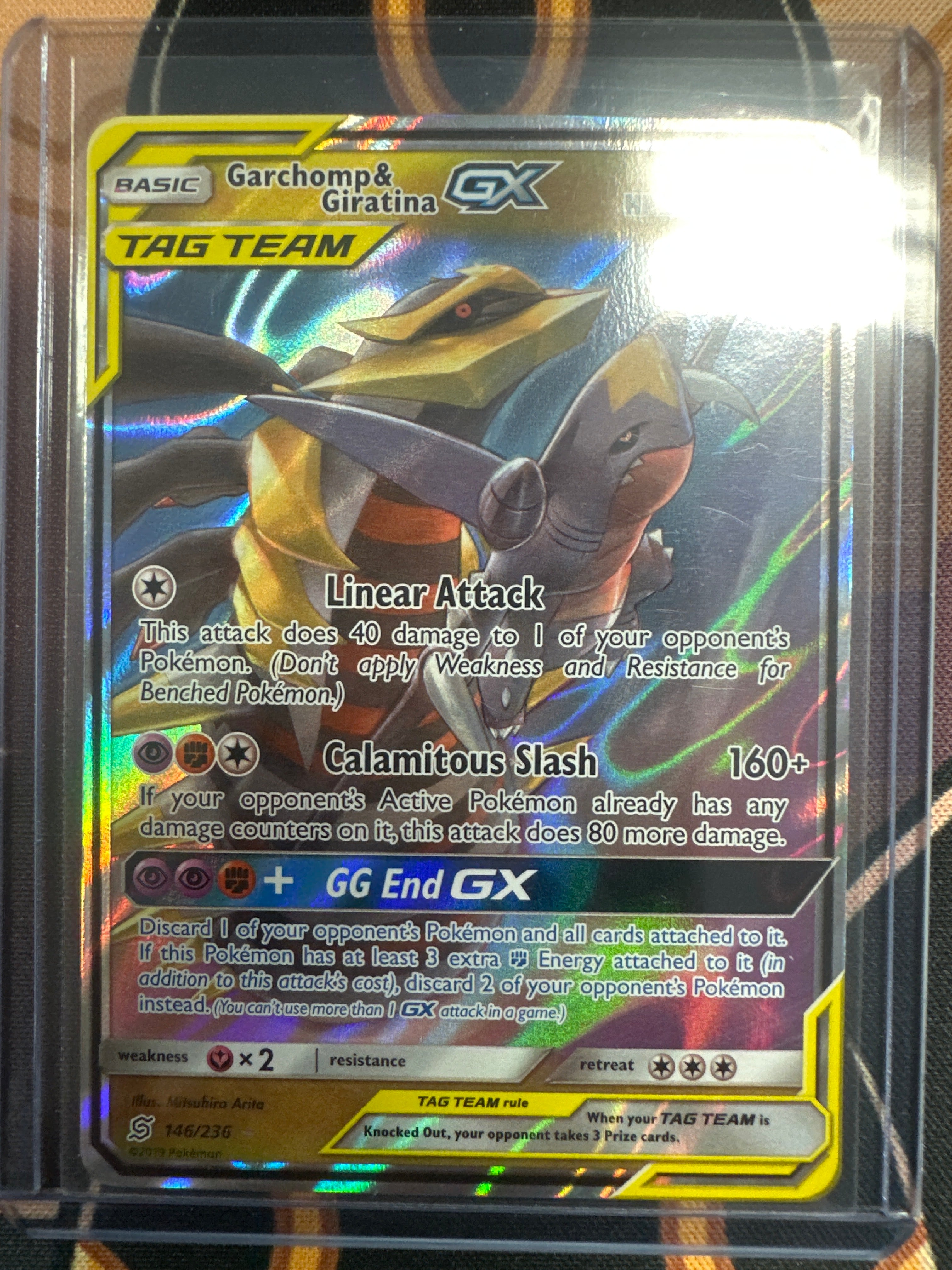 Pokémon | Tag Team Garchomp & Giratina GX 146/236 • Unified Minds