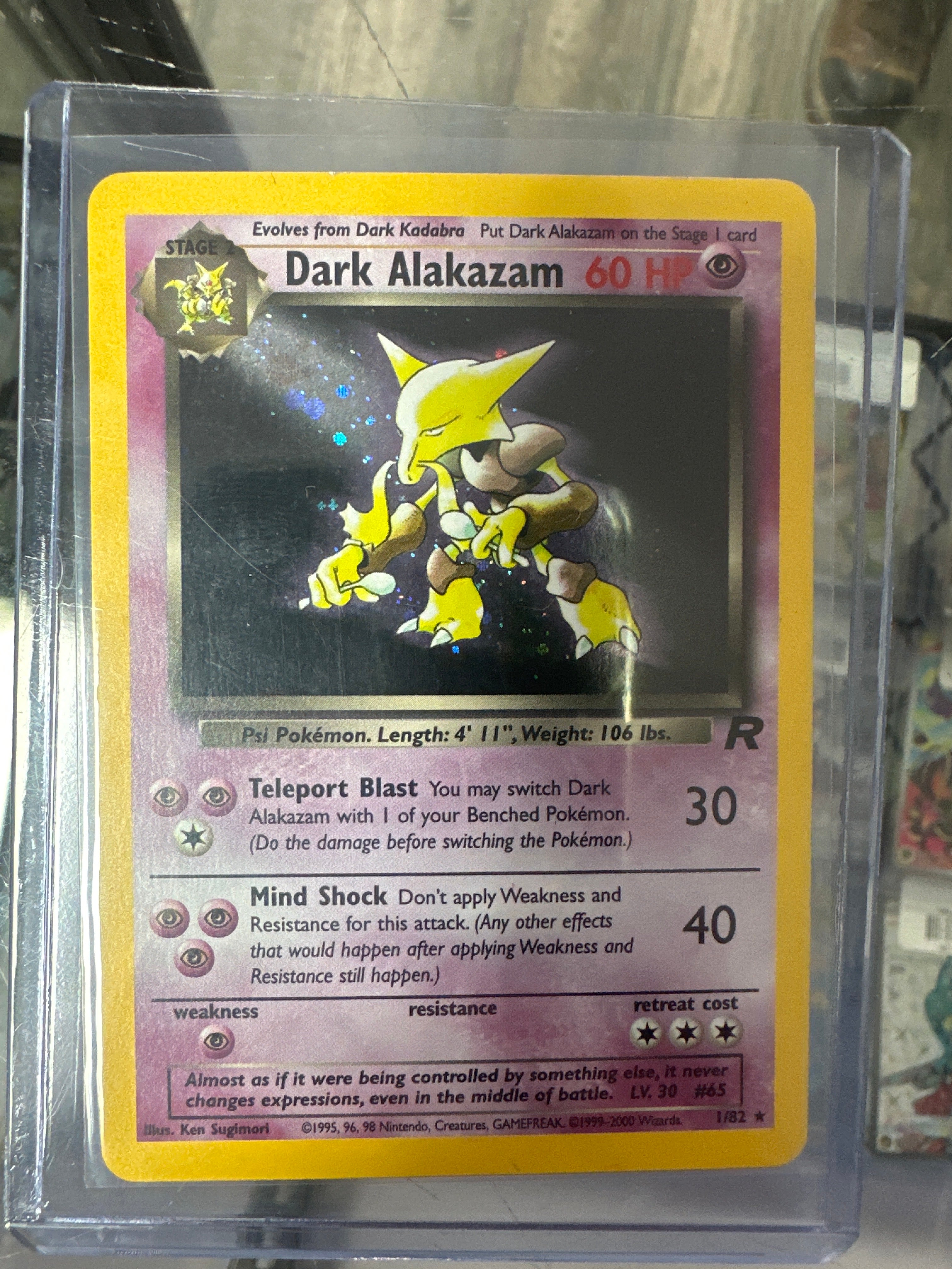 Pokémon | Dark Alakazam 1/82 • Team Rocket
