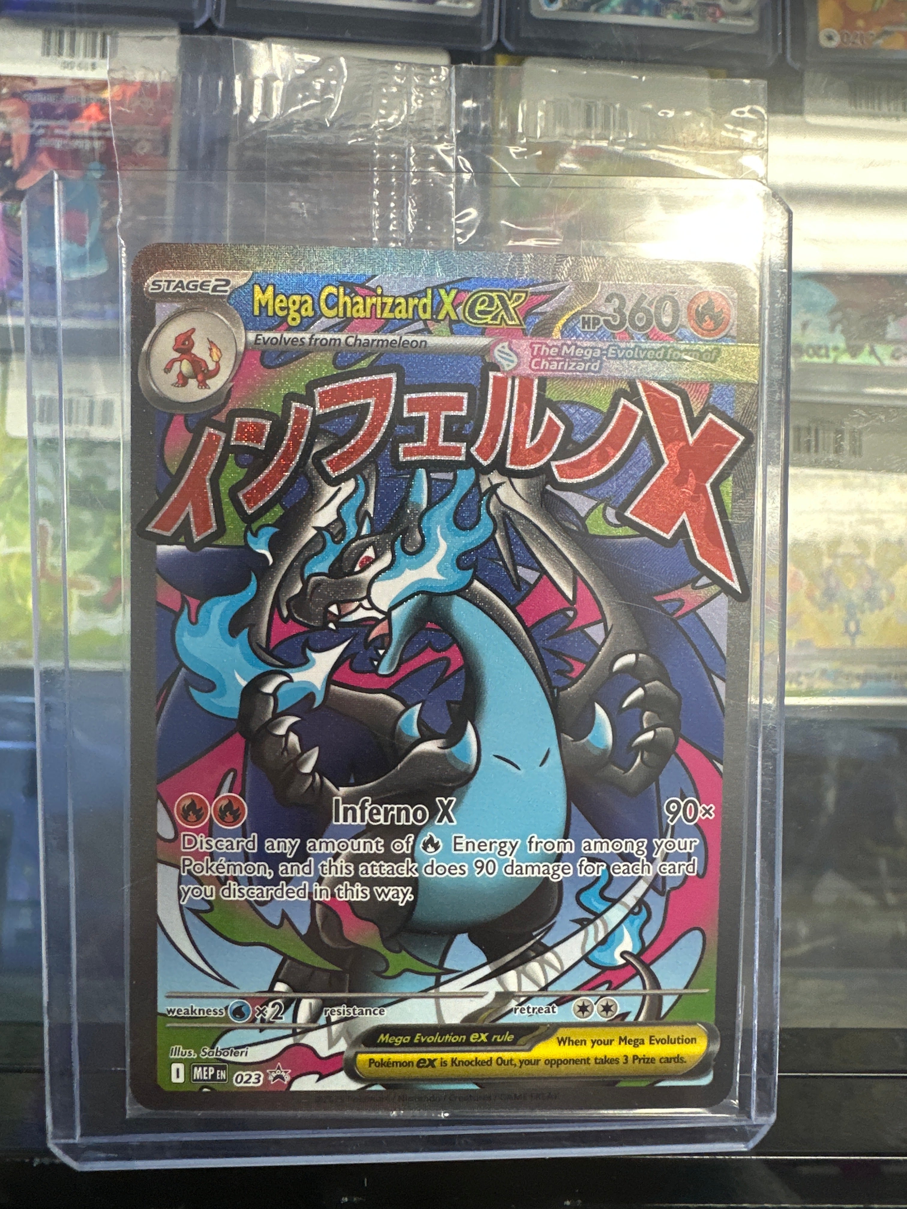 Pokemon | Mega Charizard X ex - 023 - ME: Mega Evolution Promo Sealed