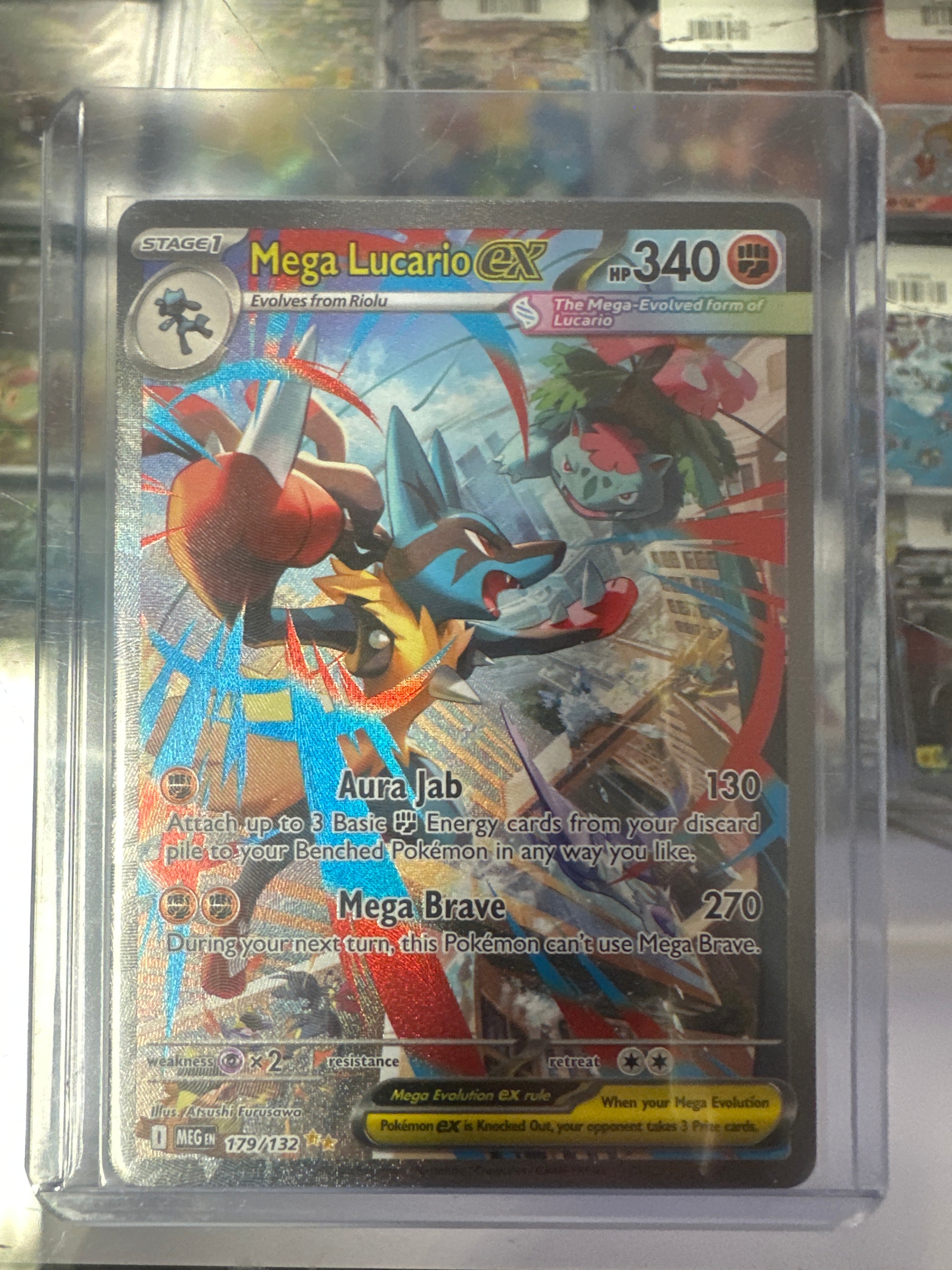 Pokémon | Mega Lucario EX 179/132 • Mega Evolution