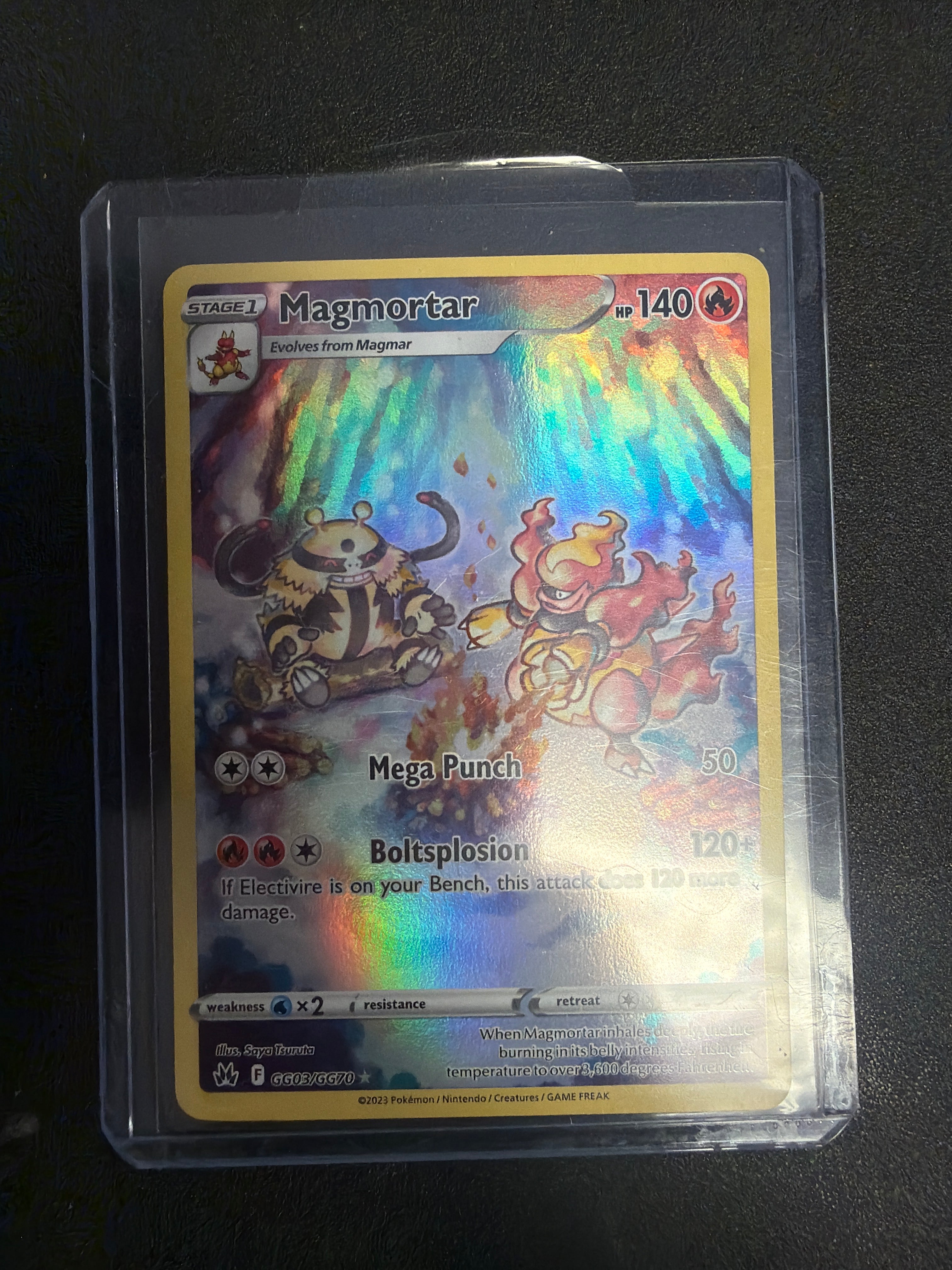 POKEMON TCG MAGMORTAR GG03/GG70 SWSH CROWN ZENITH GALARIAN GALLERY!!