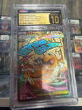 Mega Dragonite EX 232/193 Japanese Mega Dream CGC Pristine 10 — Full Art Secret