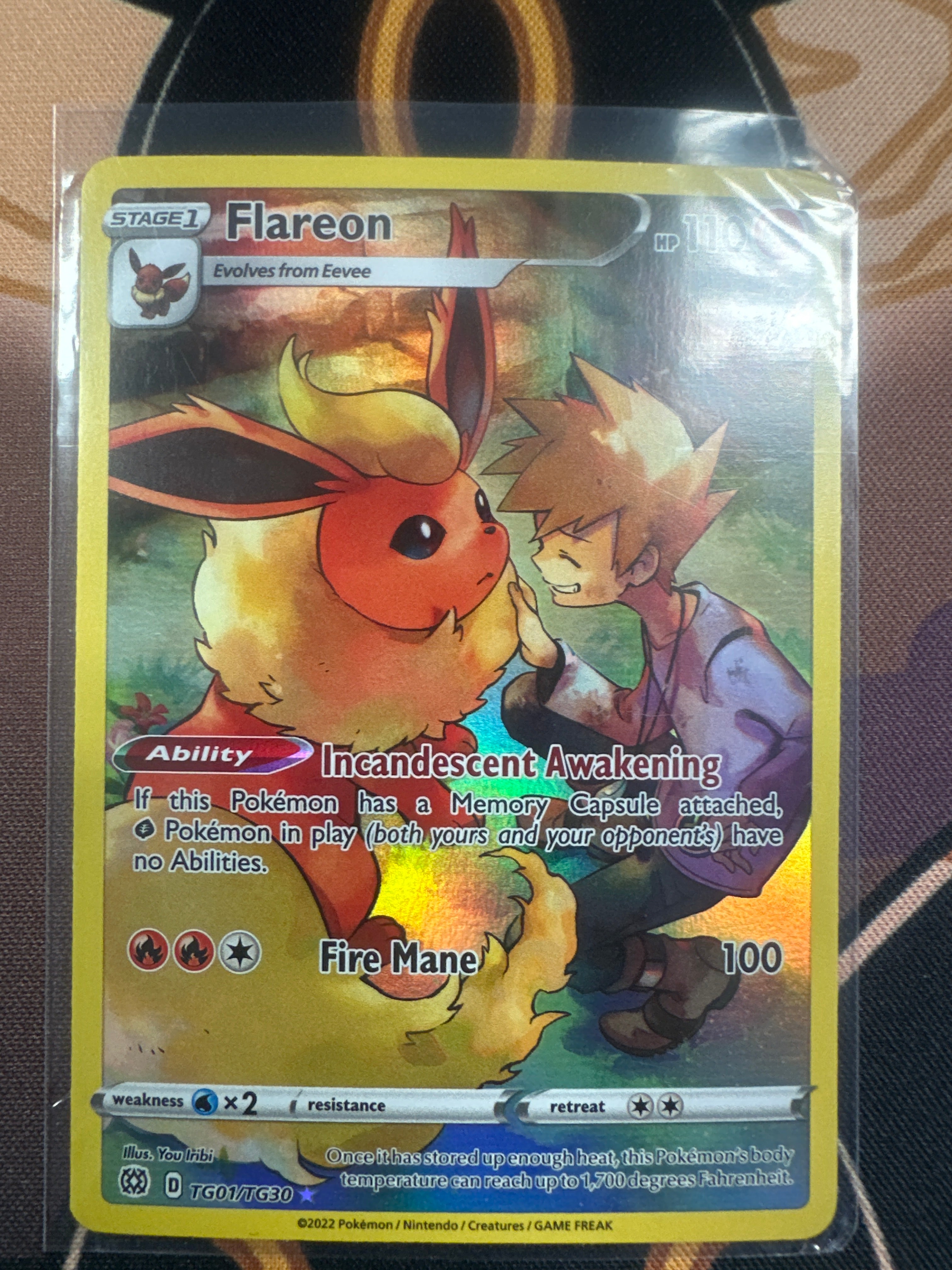 Pokémon | Flareon TG01/TG30 • Brilliant Stars Trainer Gallery
