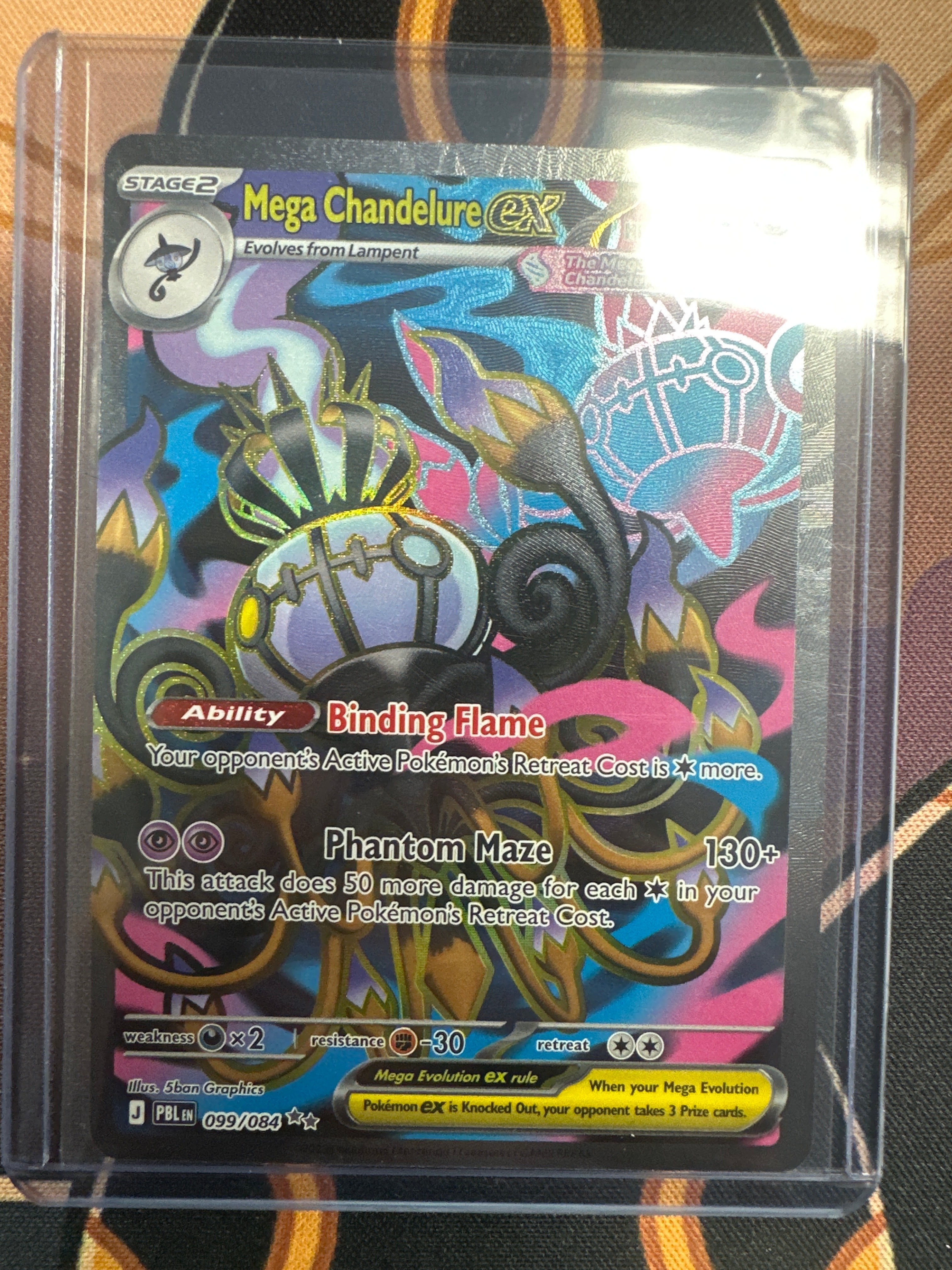 Pokémon | Mega Chandelure EX 099/084 • Pitch Black