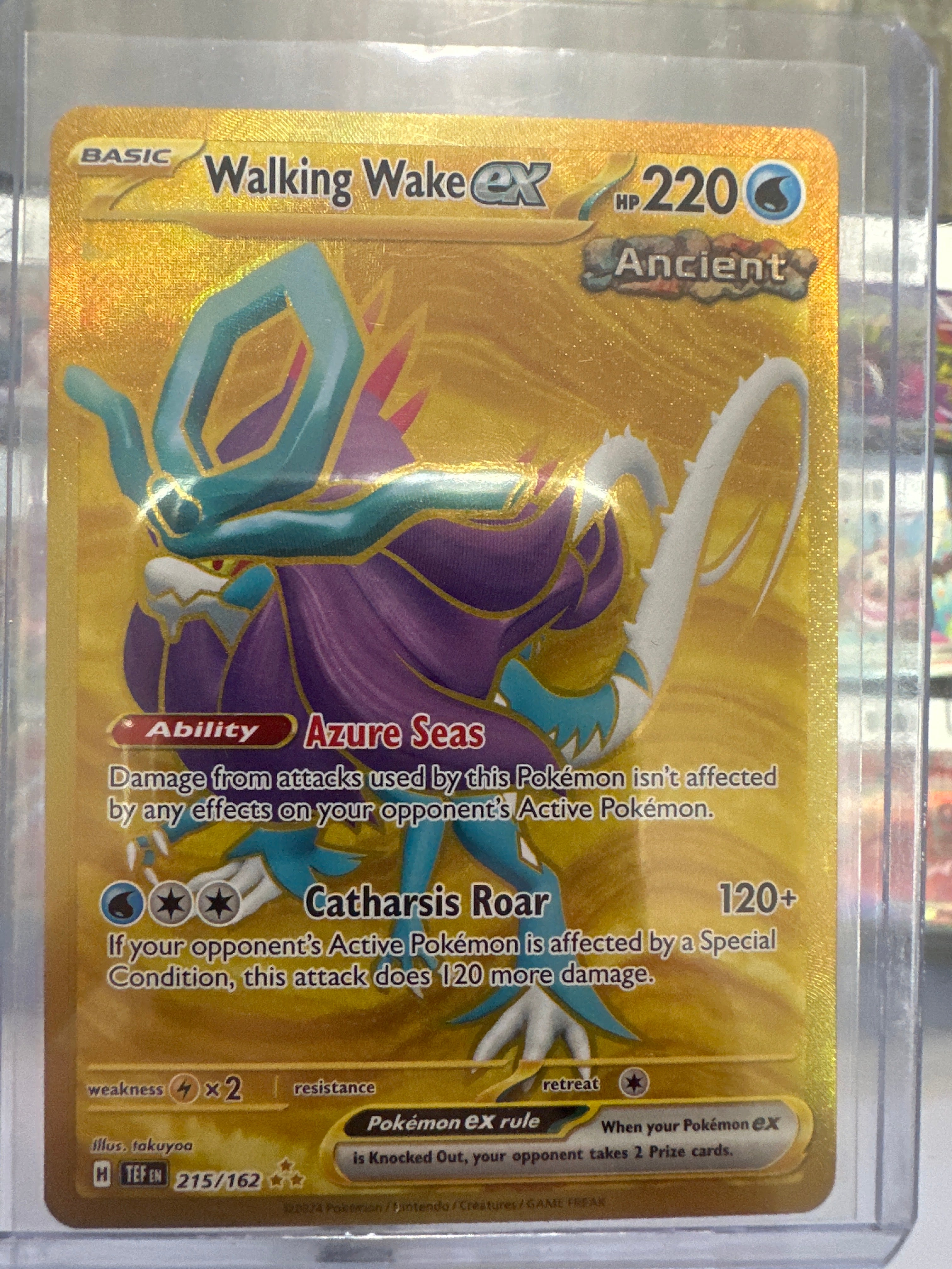 Pokémon | Walking Wake Ex 215/162 • Temporal Forces