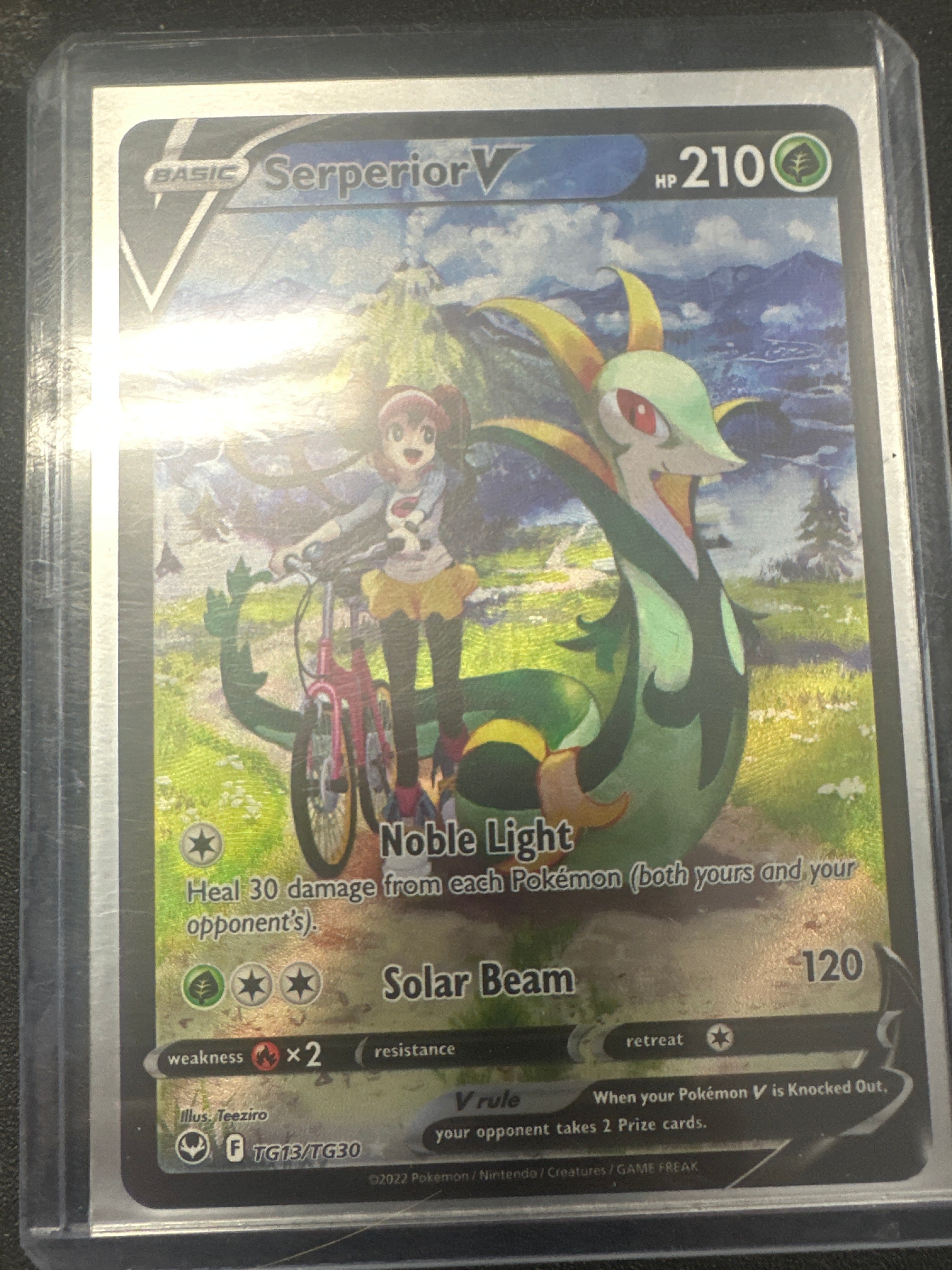 Pokémon | Serperior V TG13/TG30 • Silver Tempest Trainer Gallery