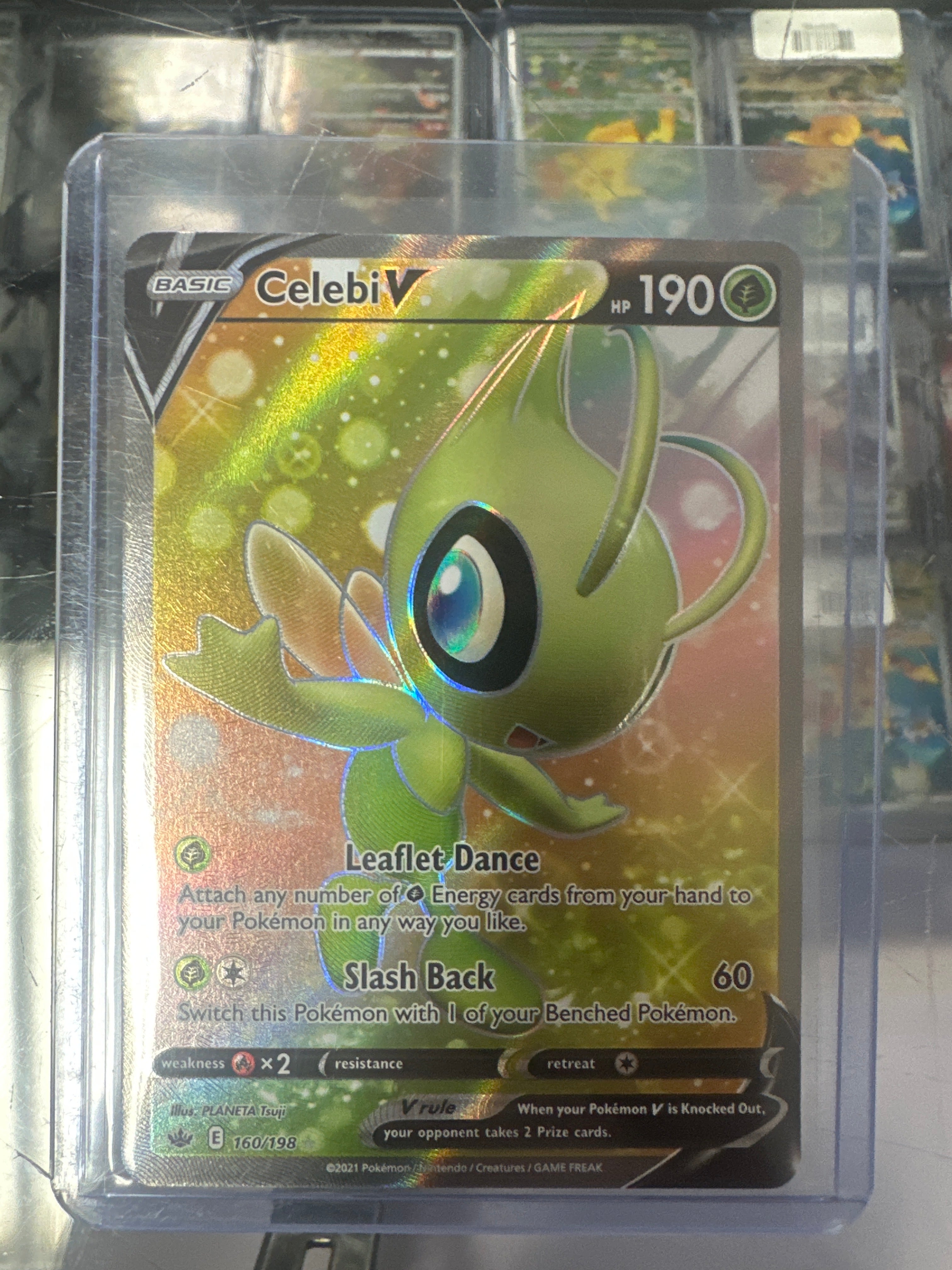 Pokémon | Celebi V 160/198 • Chilling Reign