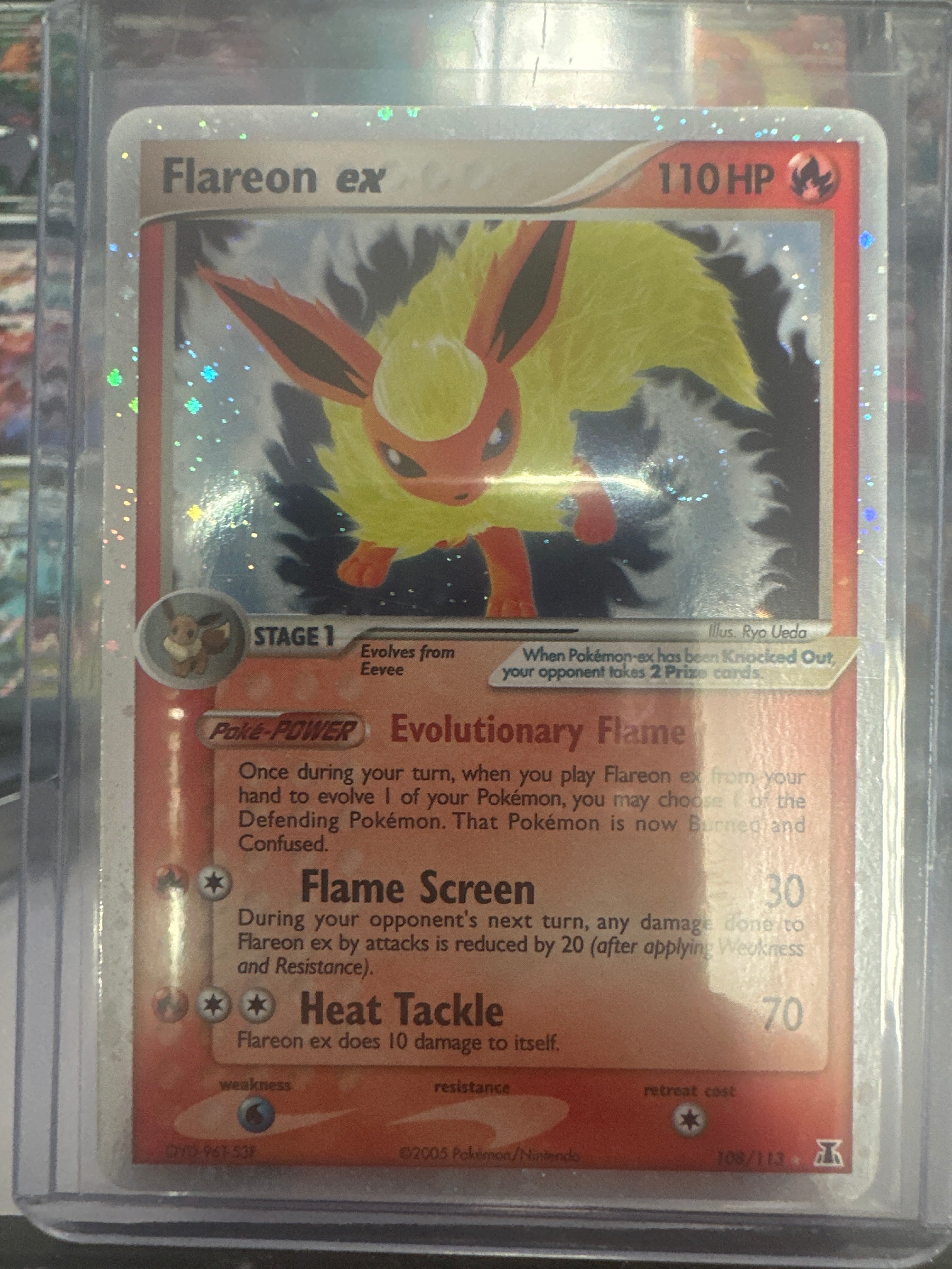 Pokémon | Flareon EX 108/113 • EX Delta Species