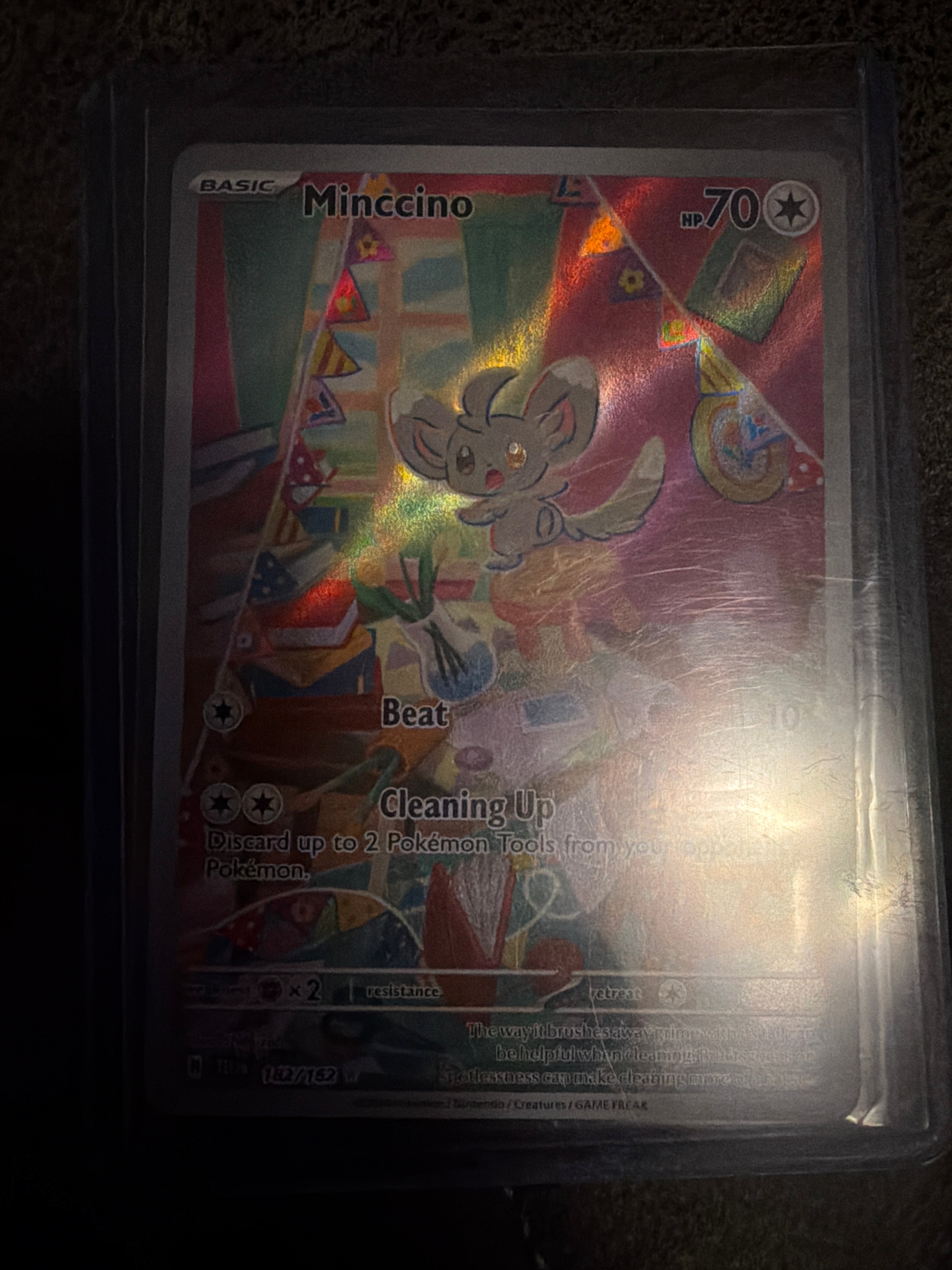 Pokemon | Minccino - 182/162 - SV05: Temporal Forces (TEF)
