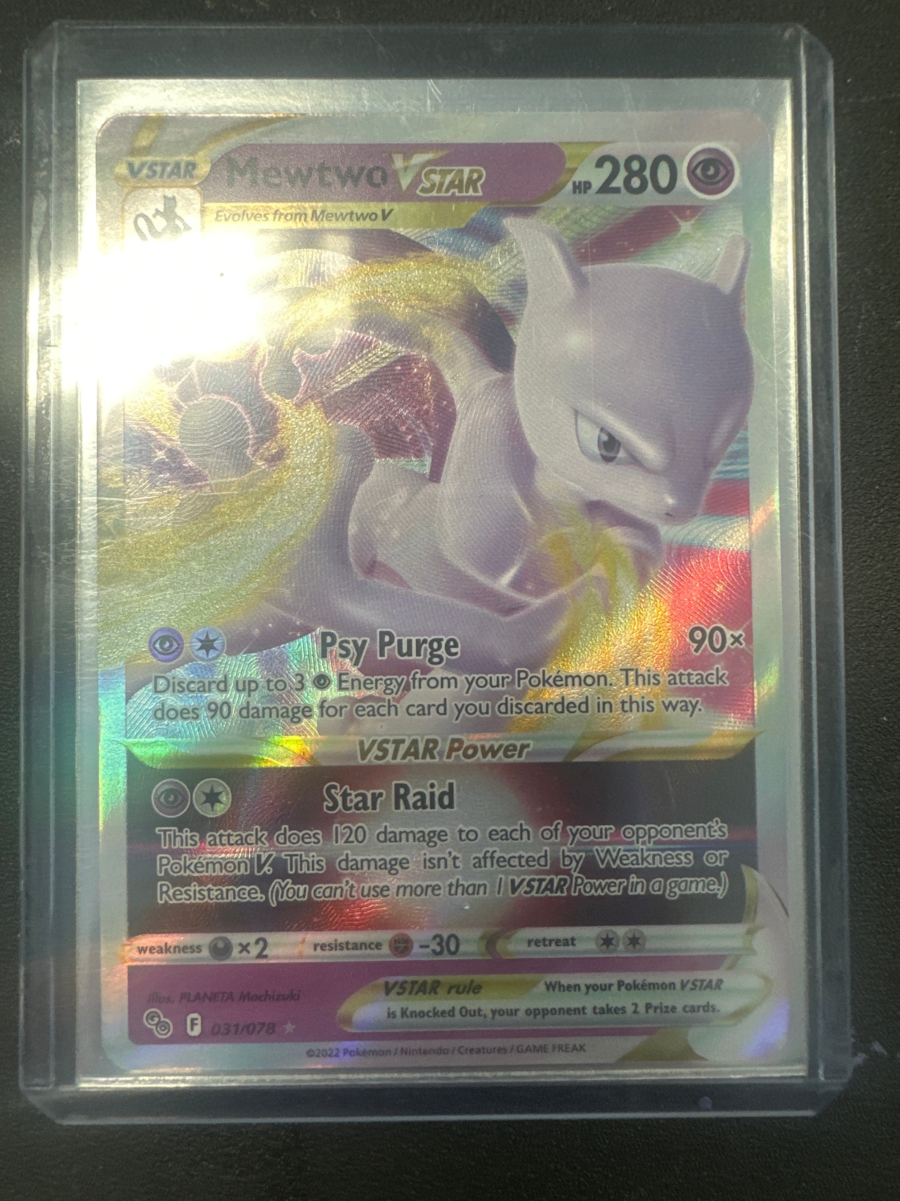 Pokémon | Mewtwo V Star 031/078 • Pokémon Go
