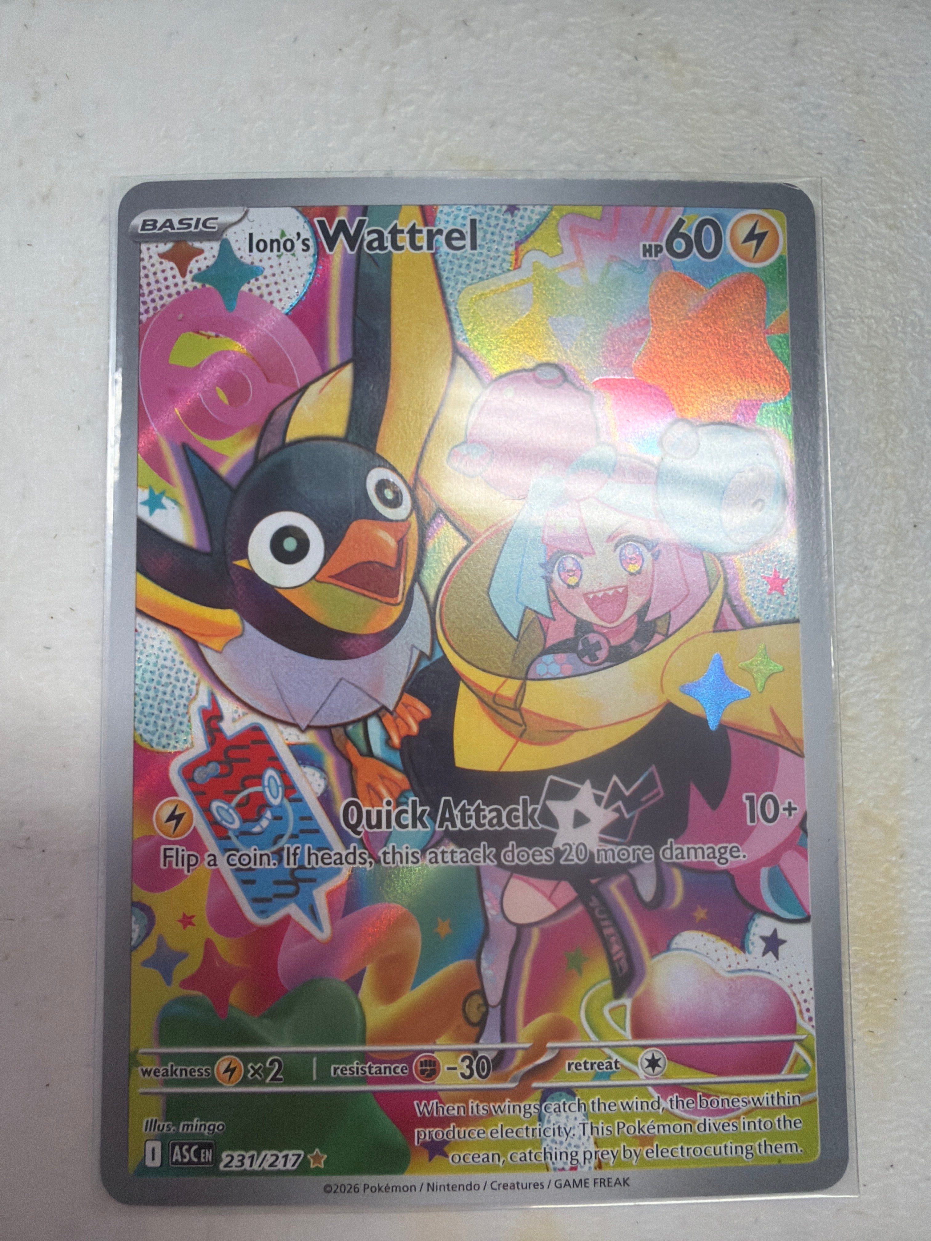 Iono's Wattrel - 231/217 - ME: Ascended Heroes (ASC)
