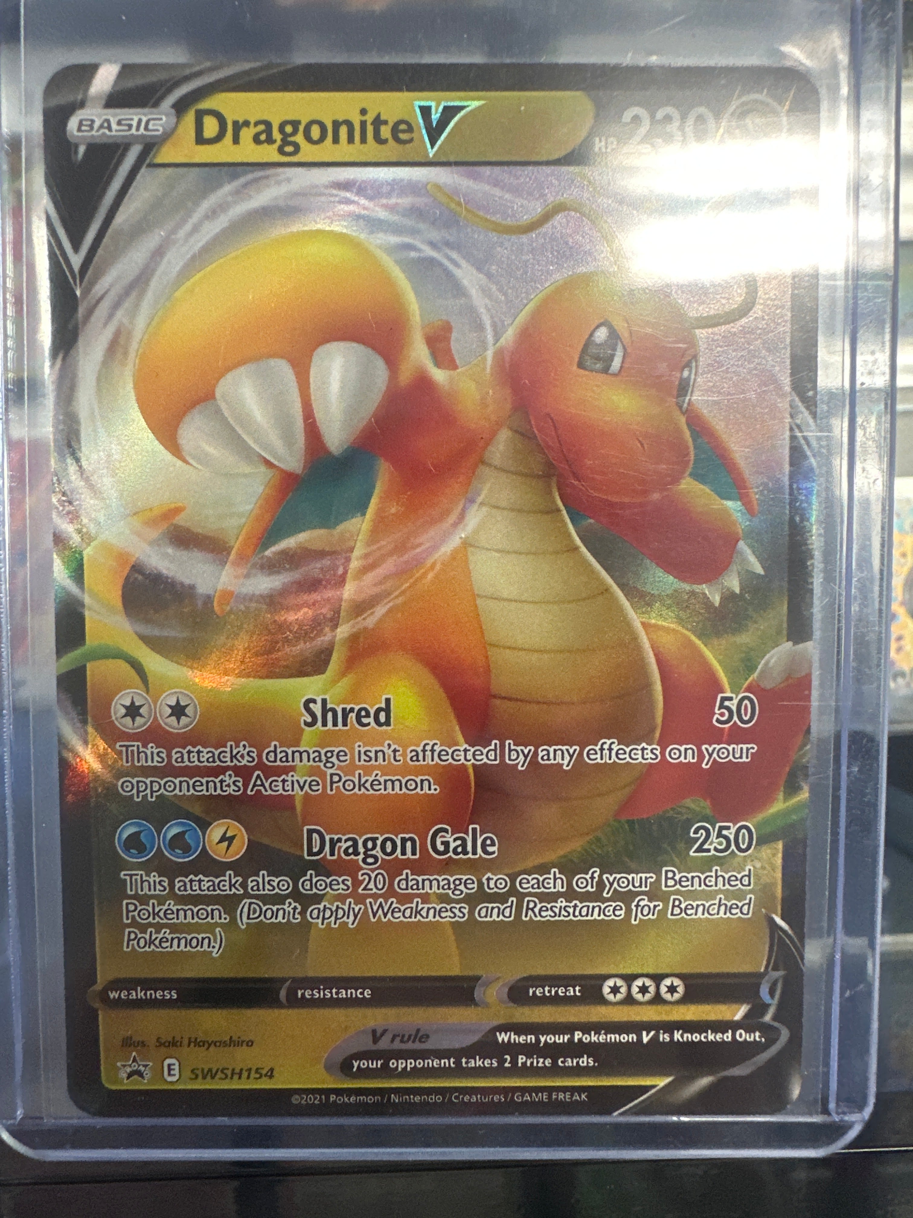 Pokémon | Dragonite V SWSH154 • Sword & Shield Promo