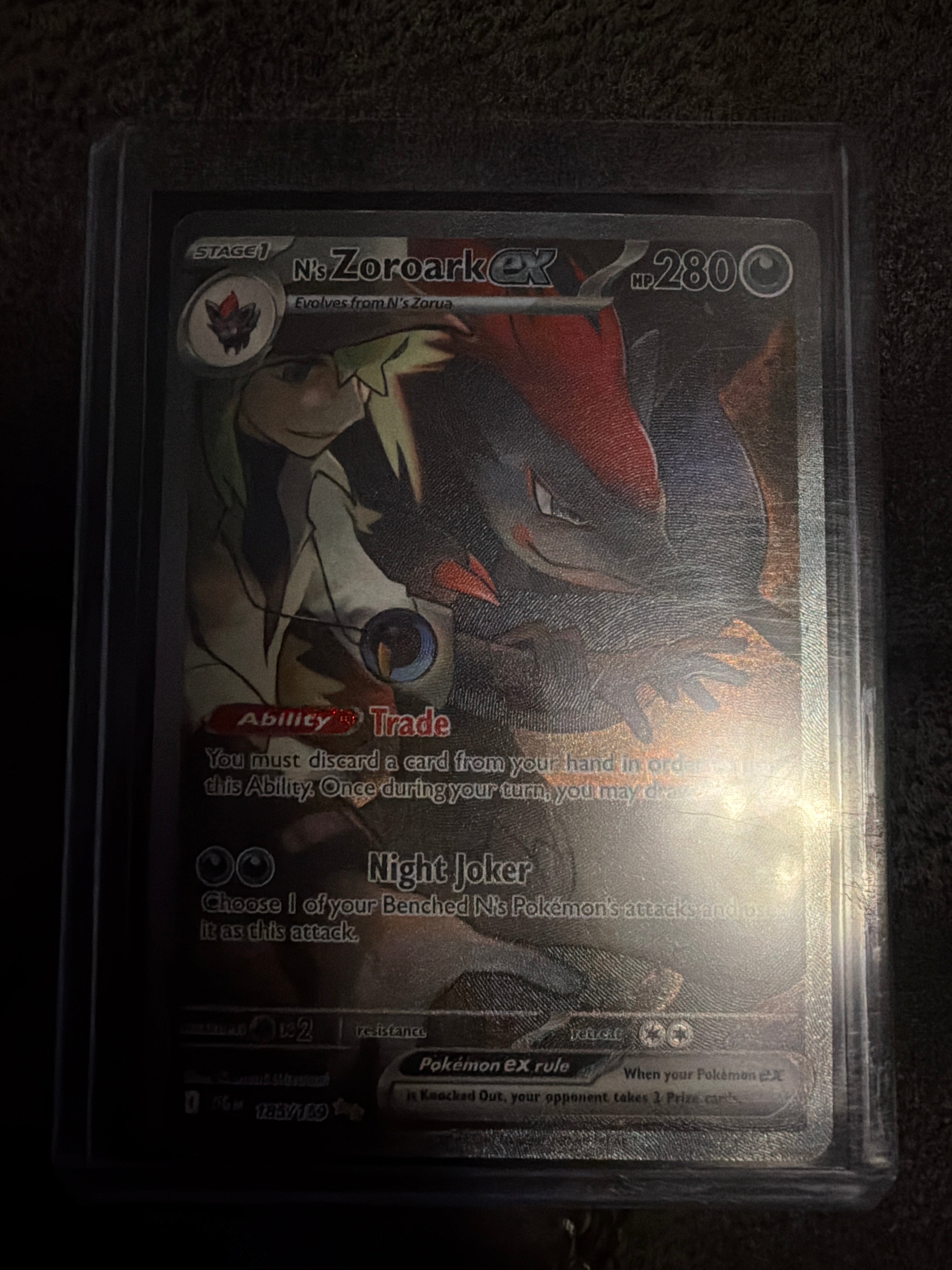Pokemon | N's Zoroark ex - 185/159 - SV09: Journey Together (JTG)