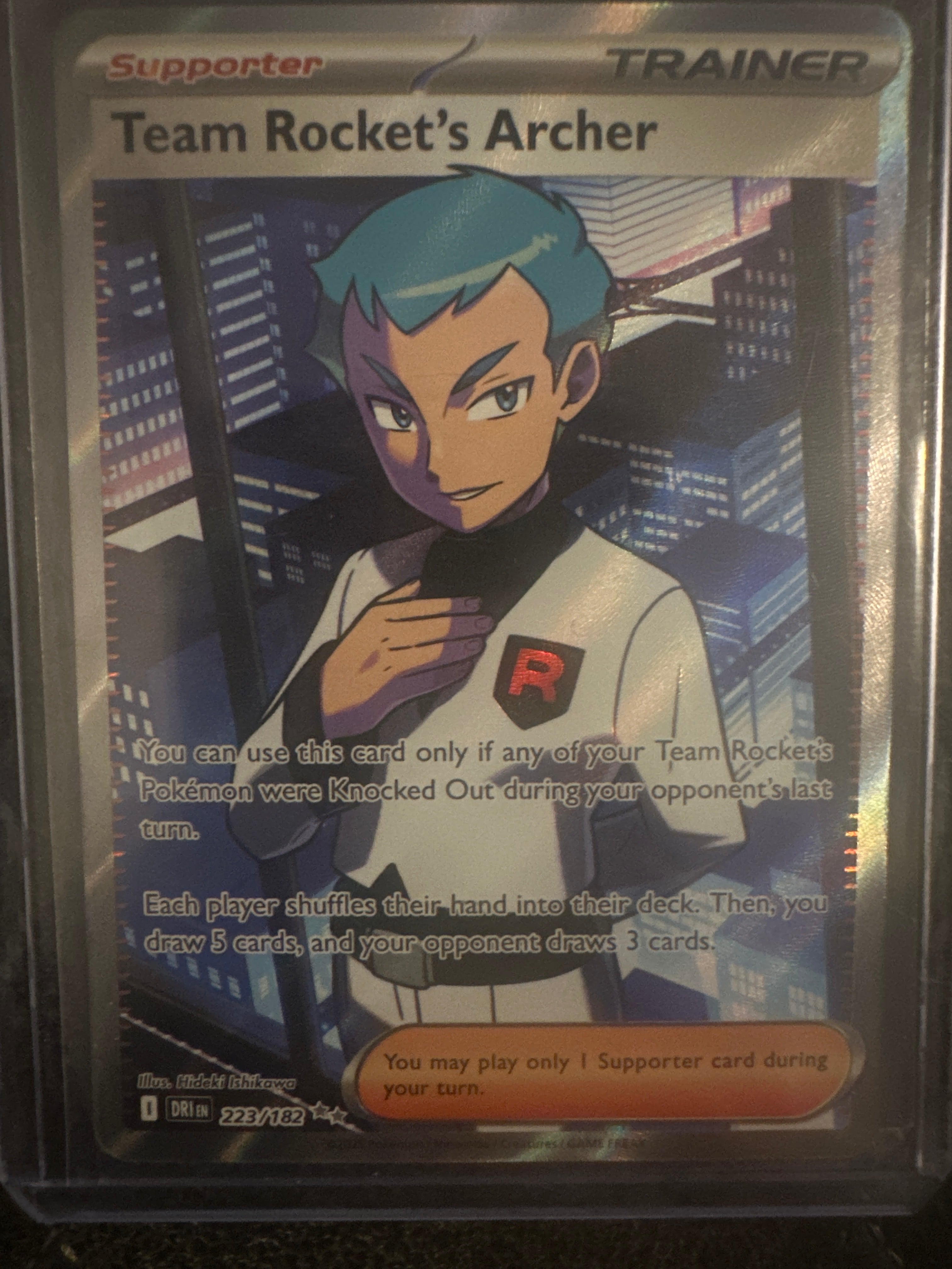 Pokémon | Team Rocket’s Archer 223/182 • Destined Rivals