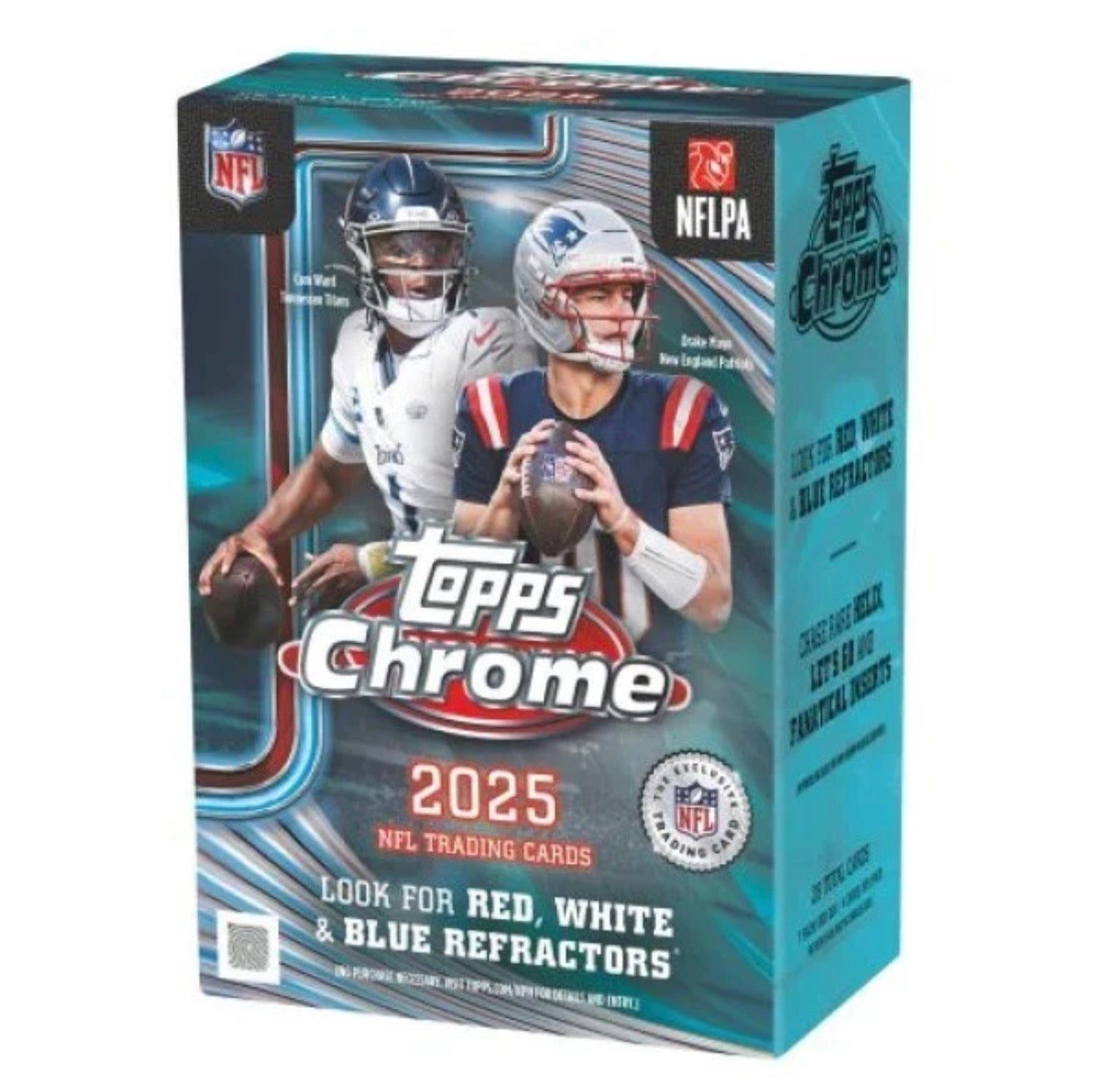 2025 Topps Chrome Football Blaster Box