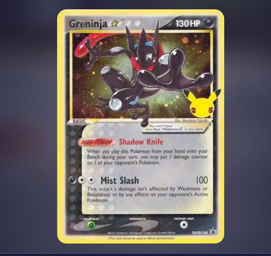 Greninja Star - SWSH: Sword & Shield Promo Cards (SWSD)