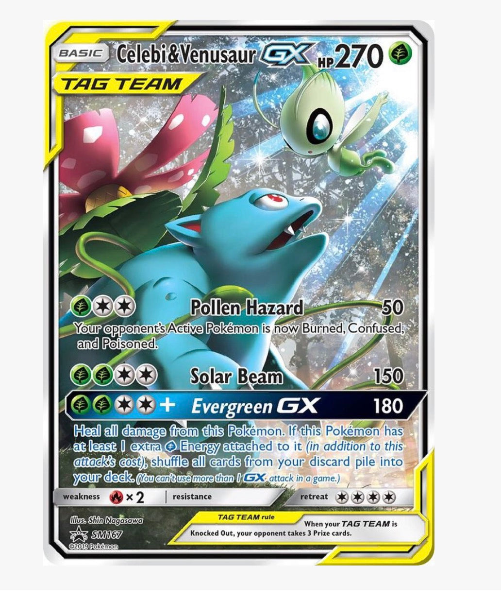 Celebi & Venusaur GX - SM167 - SM Promos (SMP)