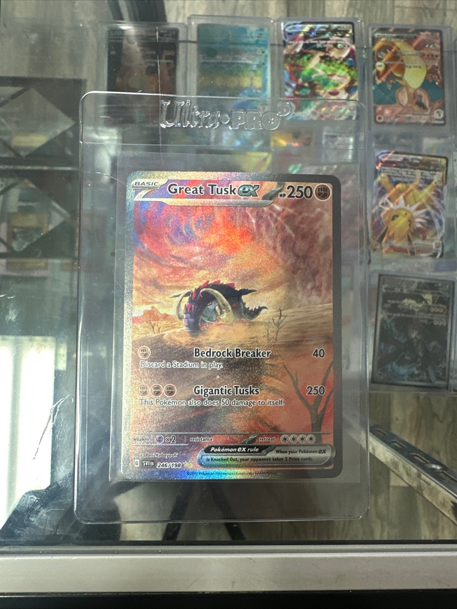 Pokémon | Great Tusk EX SIR 246/198