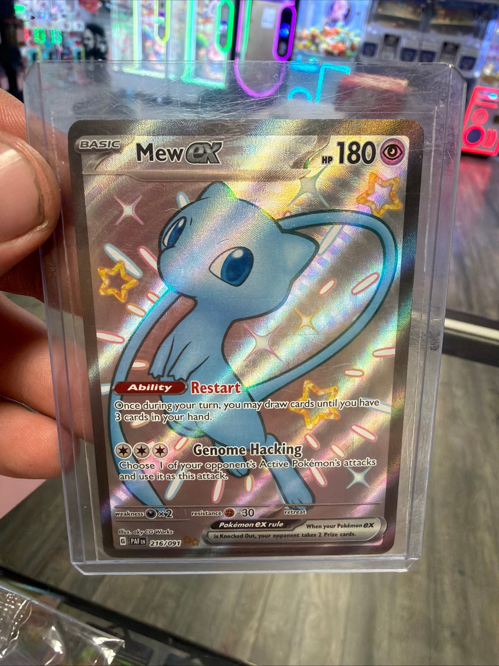Mew ex - 216/091 - SV: Paldean Fates (PAF)