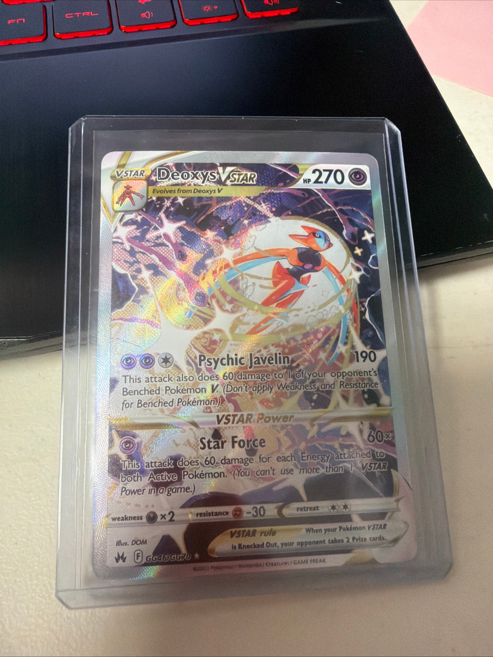 Deoxys VSTAR - SWSH: Crown Zenith: Galarian Gallery GG46/GG70