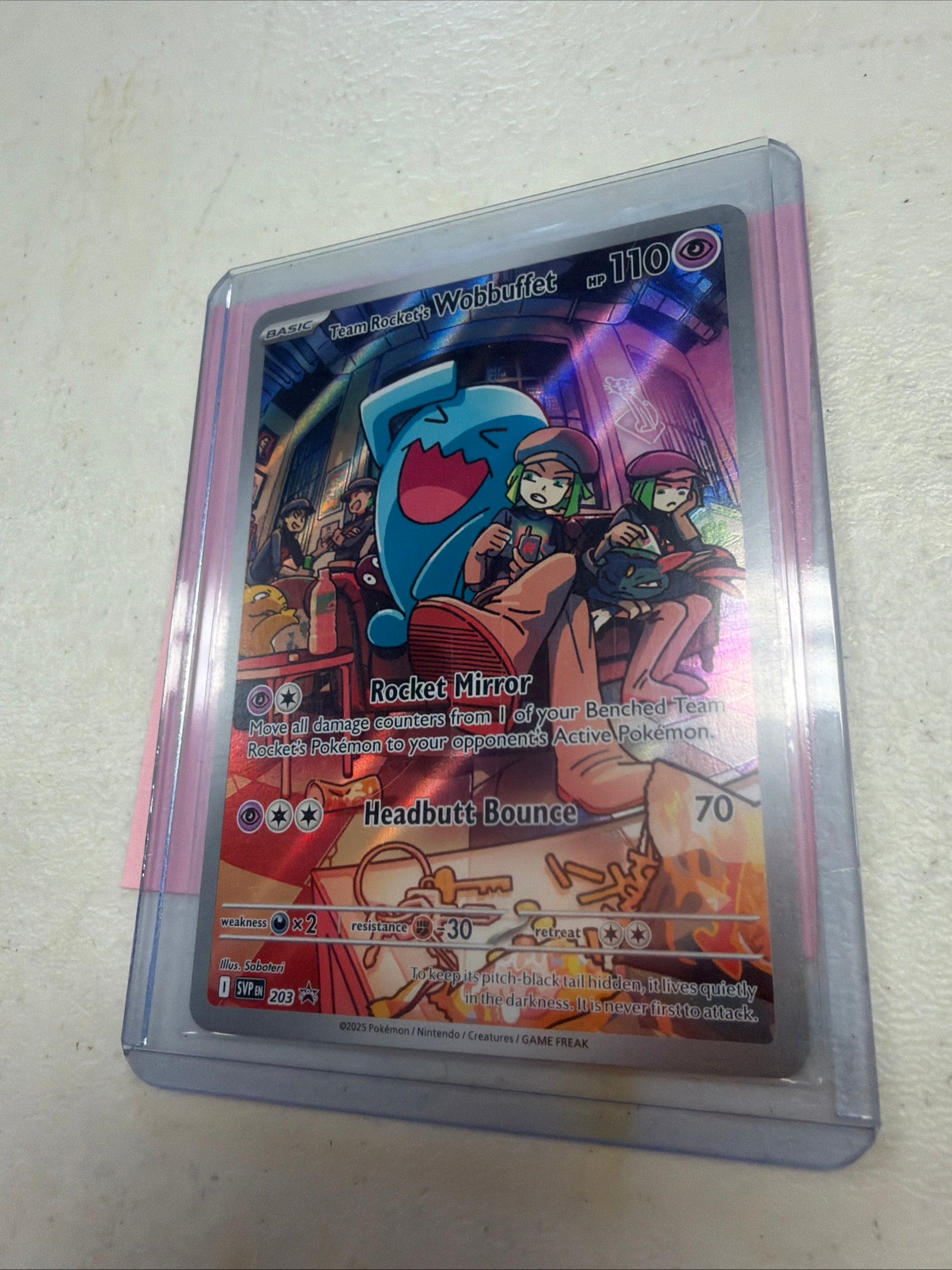 Pokemon | Team Rocket's Wobbuffet 203 Sv: Scarlet & Violet Promo